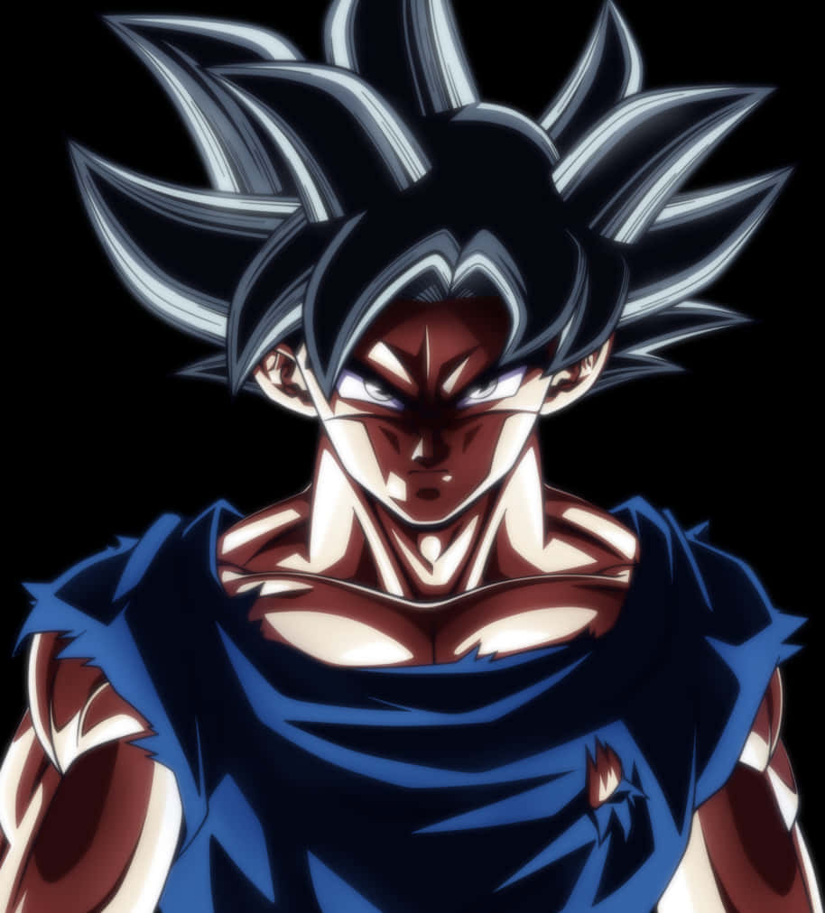 Ultra Instink Goku Intense Stare Muurpapier