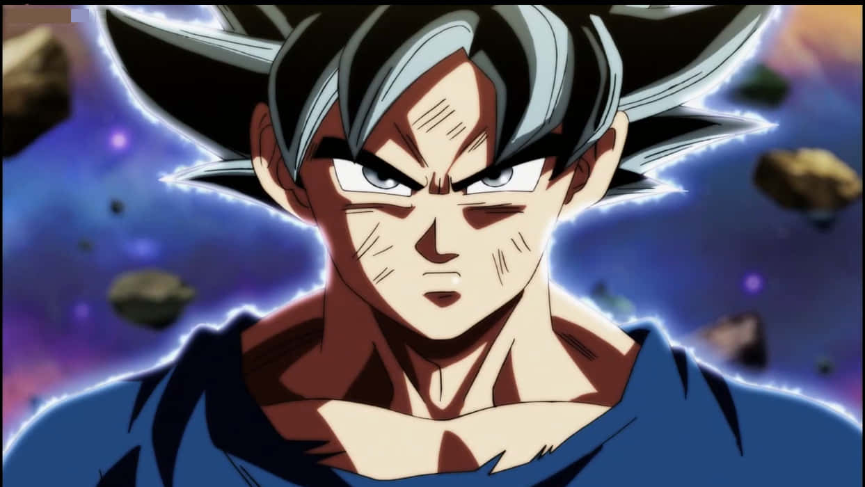 Ultra Instink Goku Intense Staring Muurpapier
