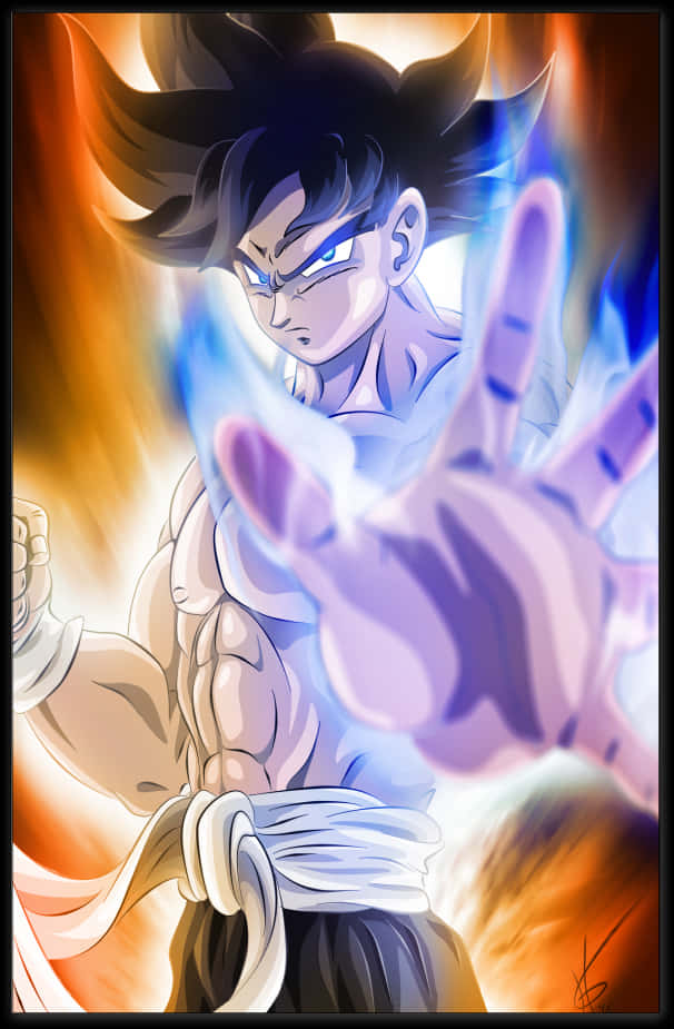 Ultra Instink Goku Kragopbou Muurpapier