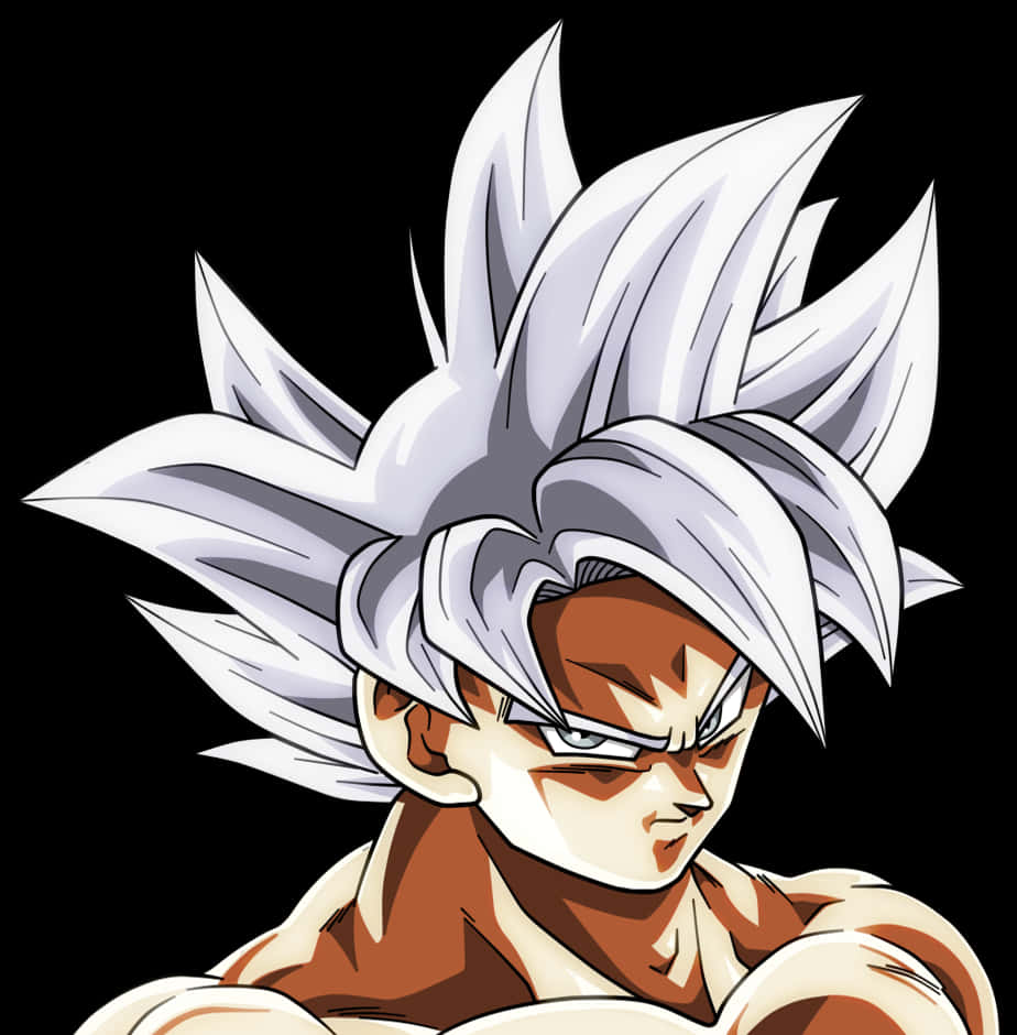 Ultra Instink Goku Portret Muurpapier