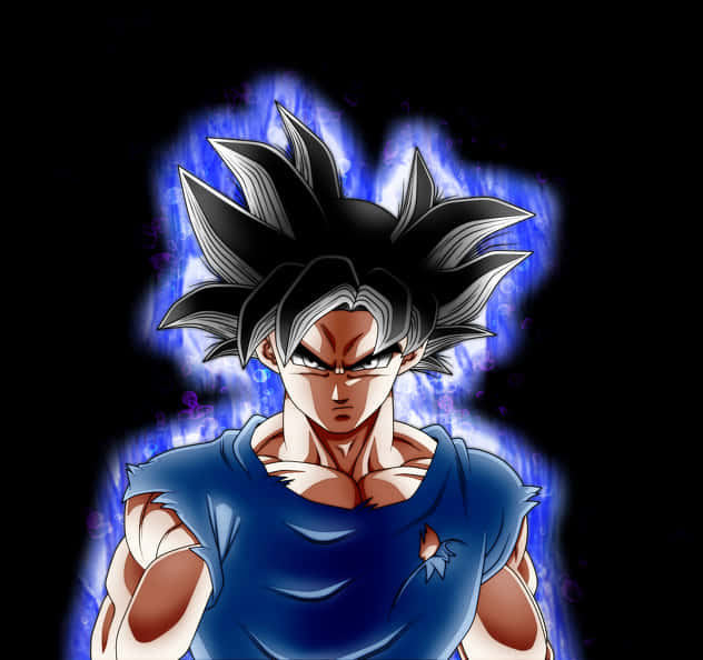 Ultra Instinkt Goku Kragopbou Muurpapier