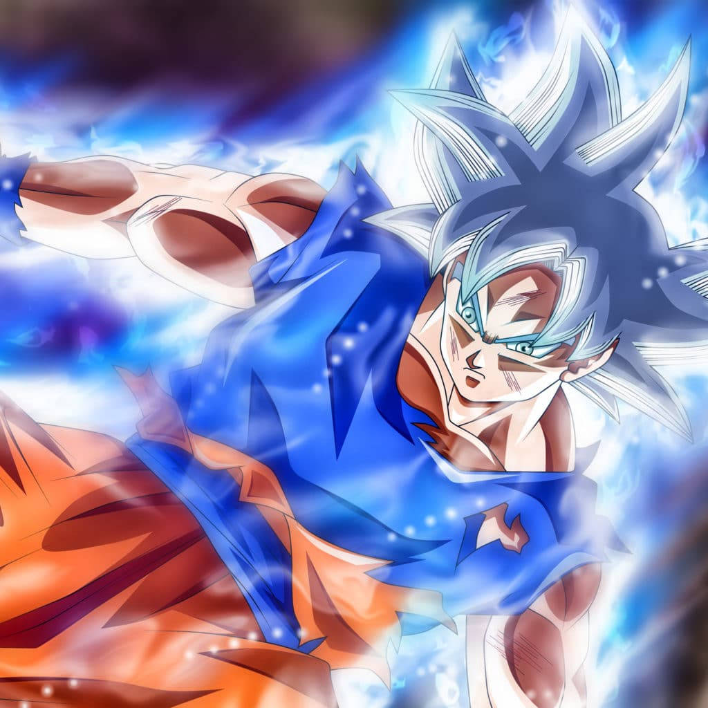 Goku Estetika — Goku ultra instinct GIF Muurpapier