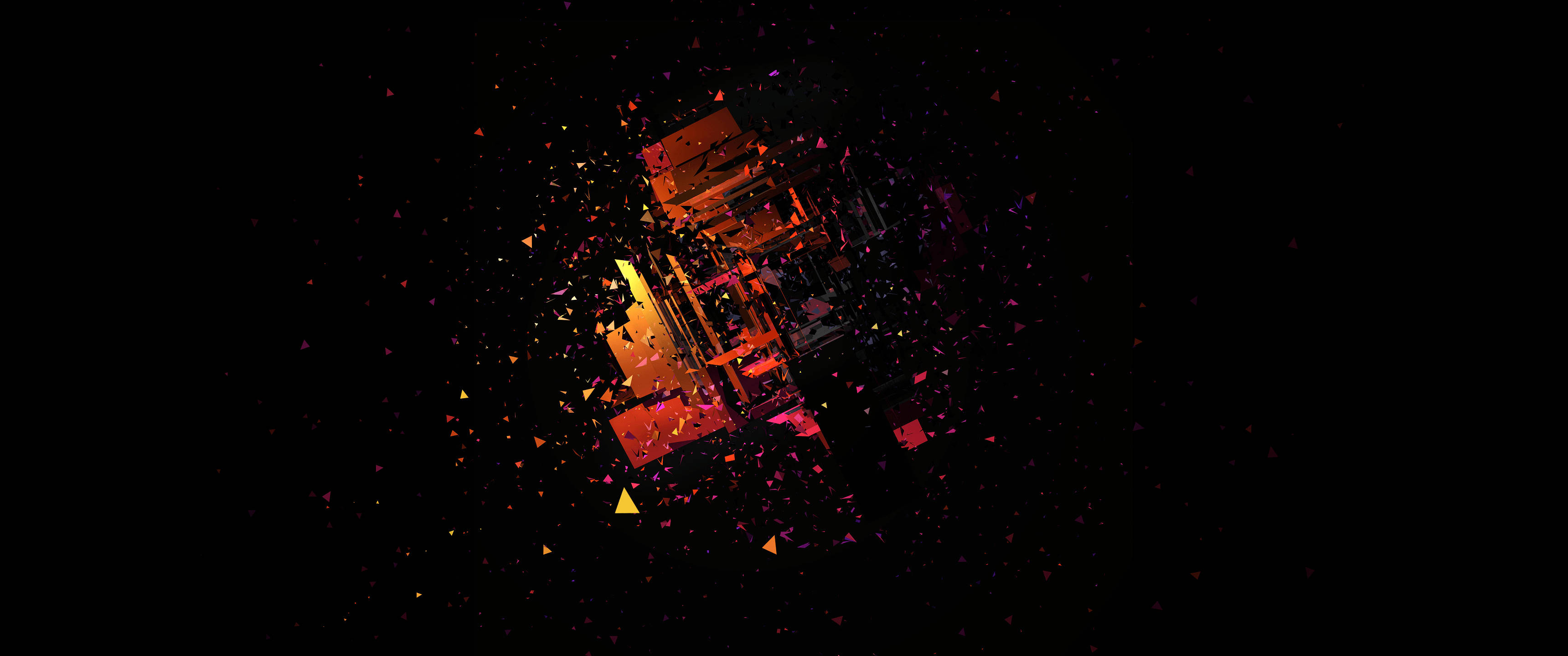 Ultrawye Donker Muurpapier