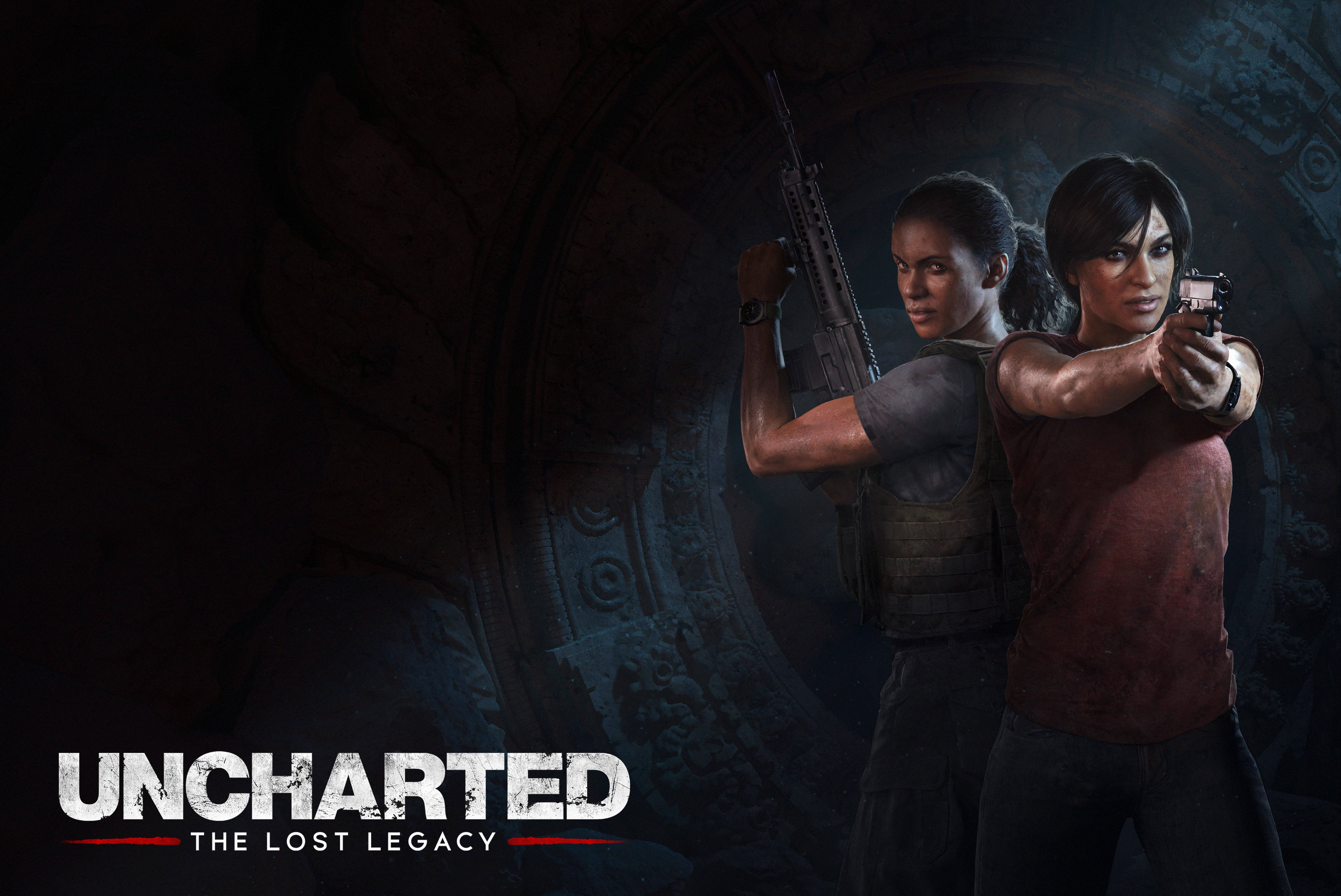 Uncharted Lost Legacy 8K Speletjie Muurpapier