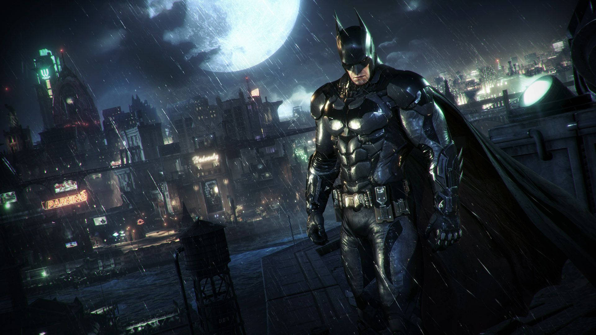 "Val in die Skaduwees – Batman in Arkham Knightfall" Muurpapier