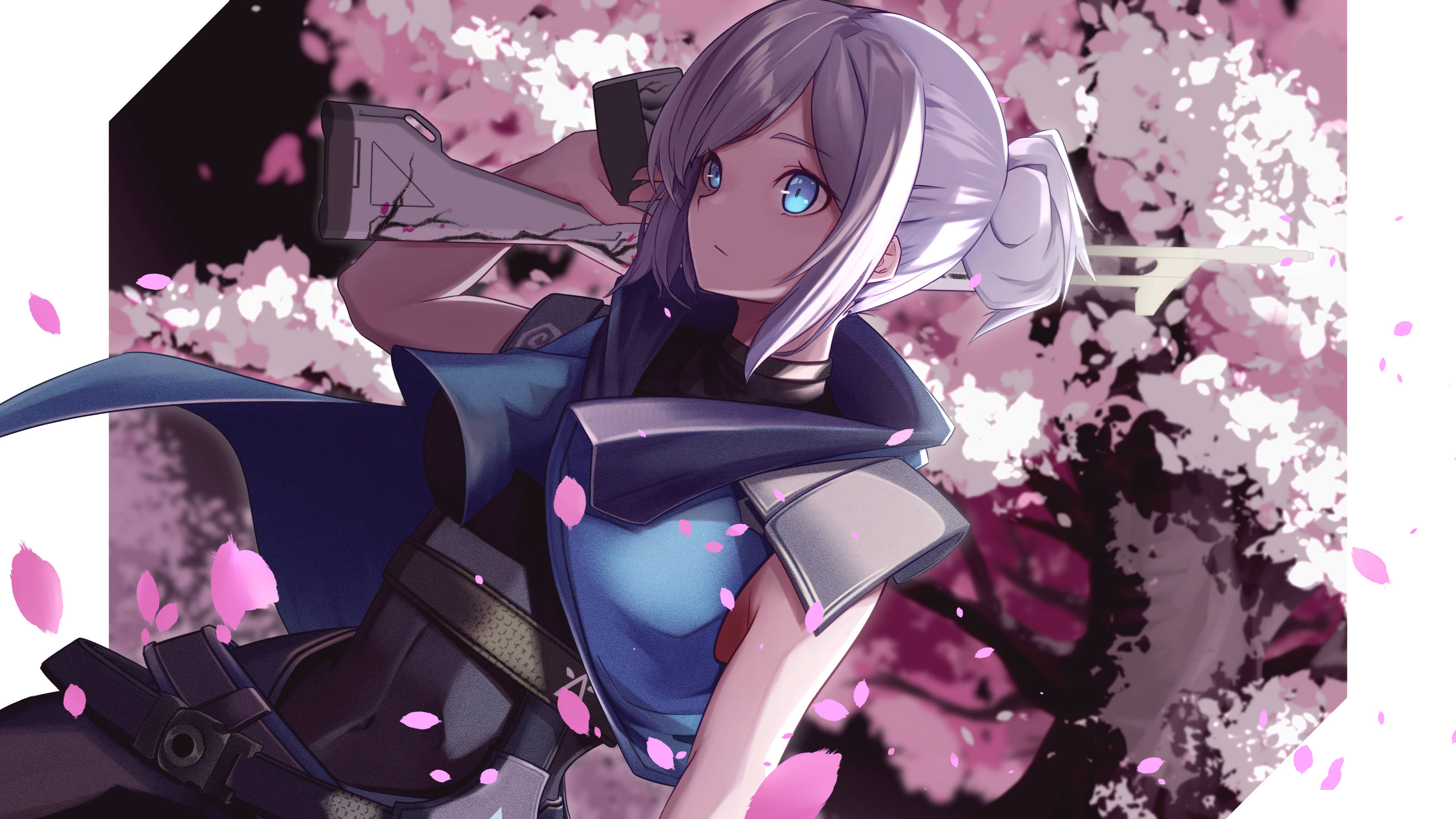 Valorant Jett in Anime-styl Muurpapier