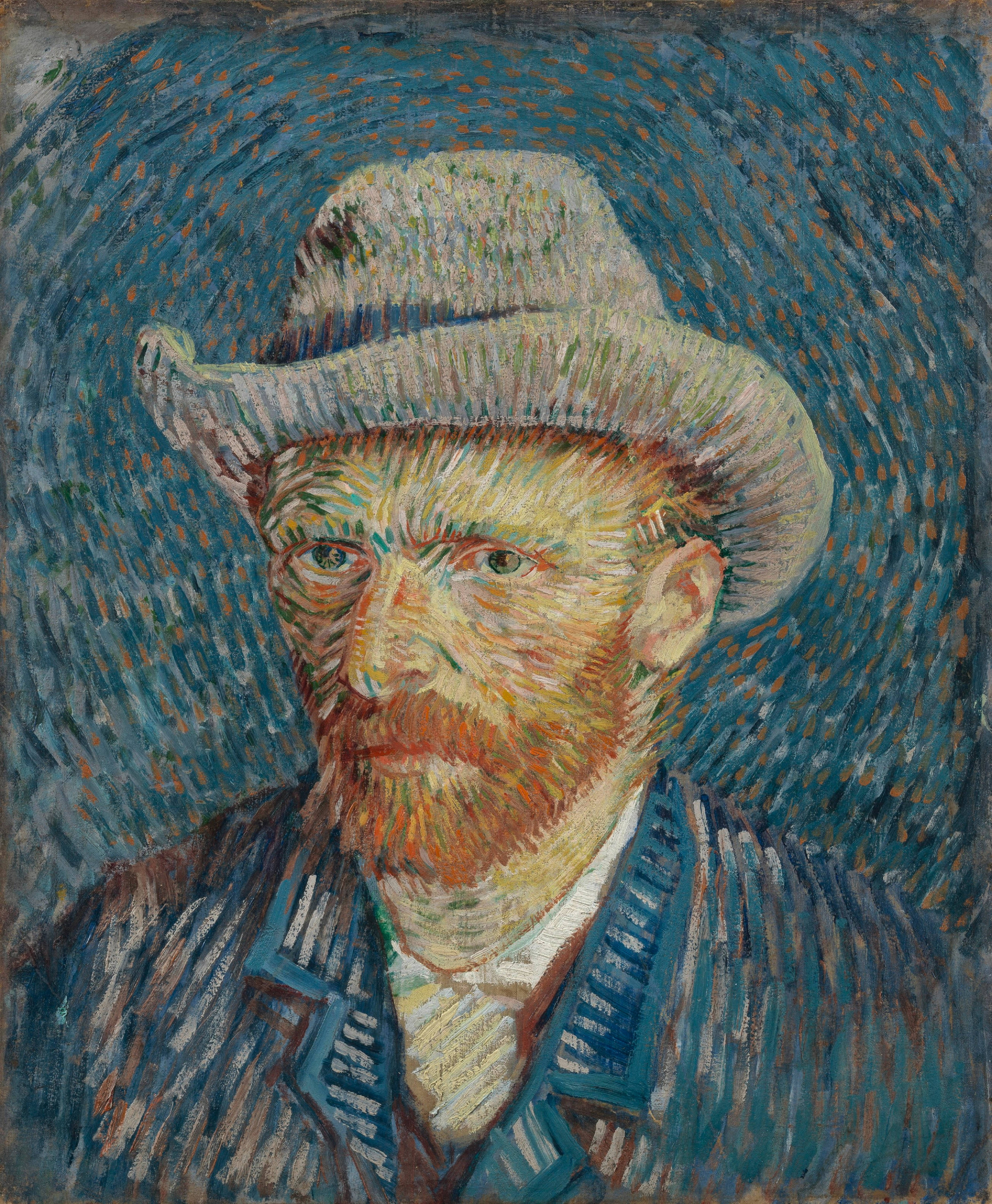 Van Gogh Selfportret Muurpapier