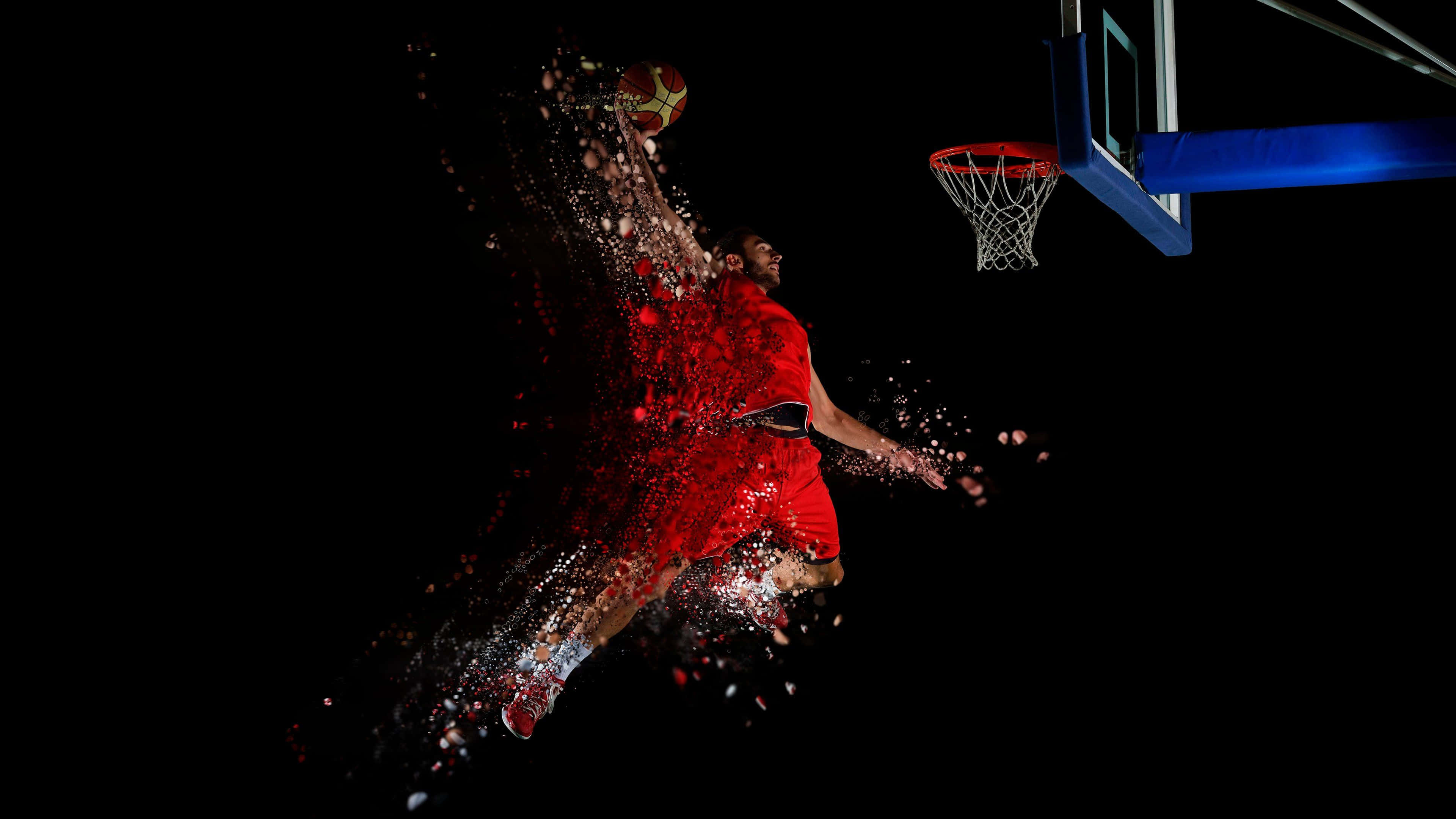 Van Hoopdrome tot Werklikheid: 4K Basketbal Muurpapier
