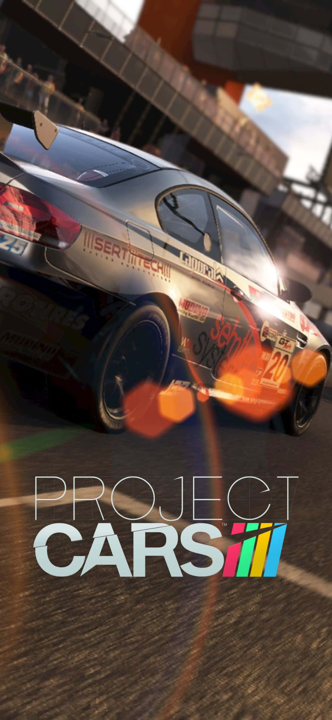 Van naby en in detail - die ongelooflike krag van iPhone Xs Project Cars Muurpapier