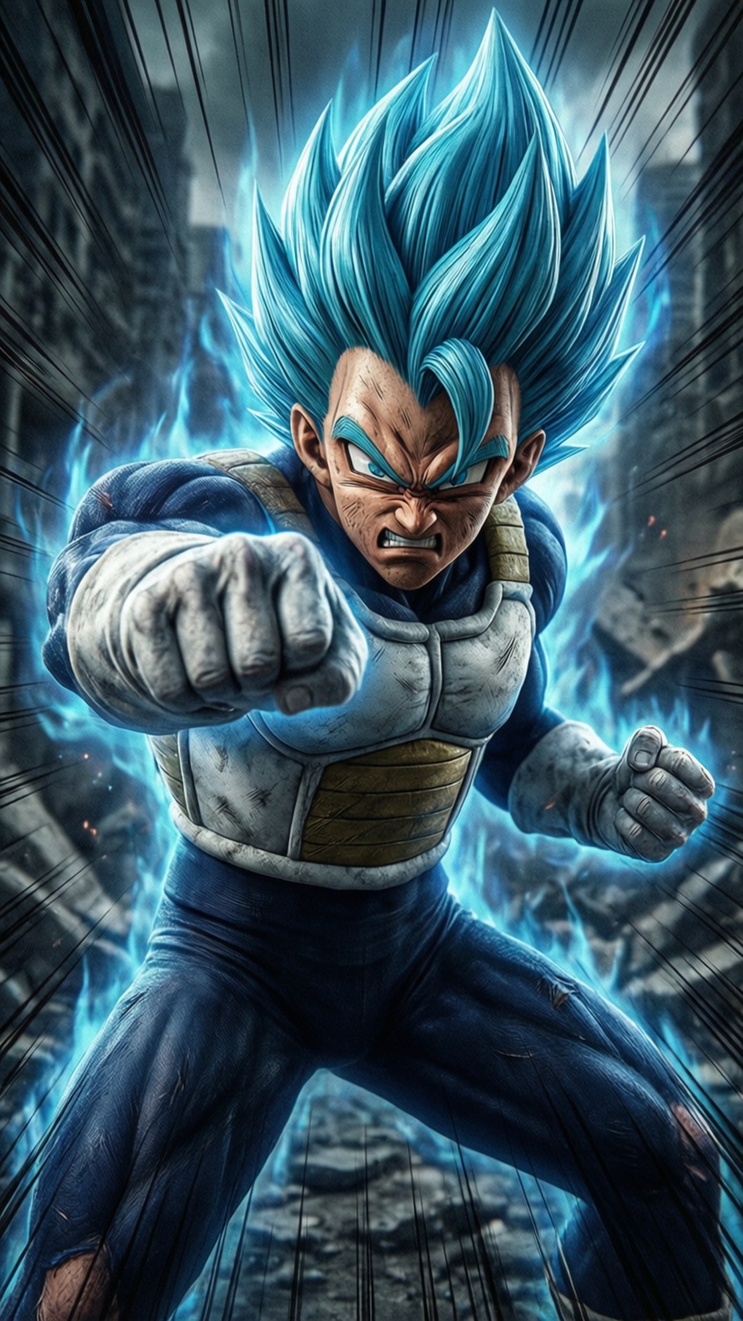 Vegeta se Woede Muurpapier