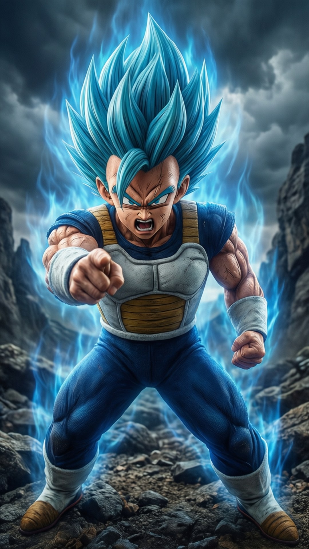 Vegeta se Woede Muurpapier