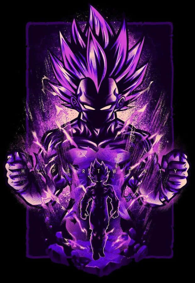 Vegeta Ultra Ego Skets Tekening Muurpapier