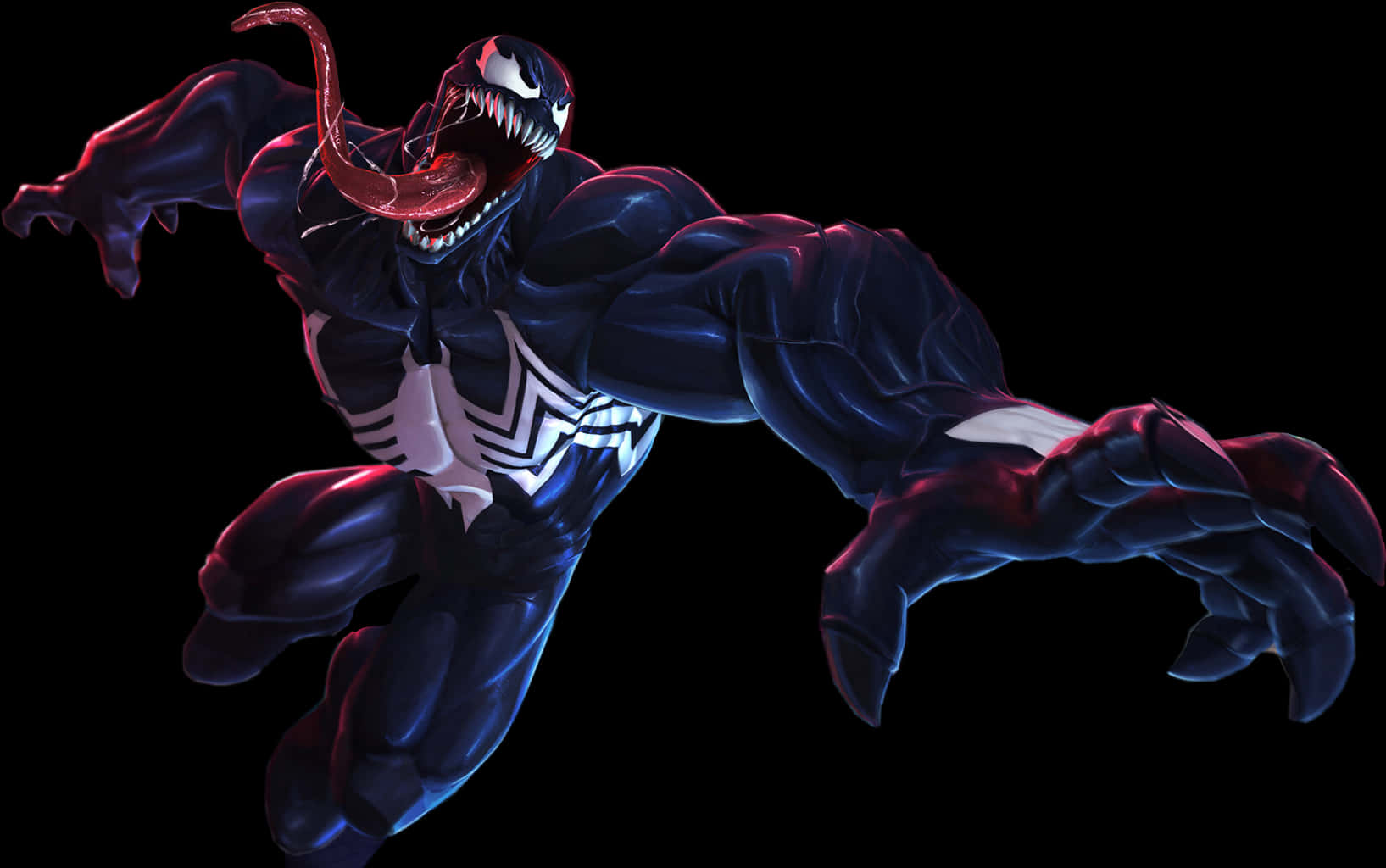 Venom_ Karakter_ In_ Aksie Muurpapier
