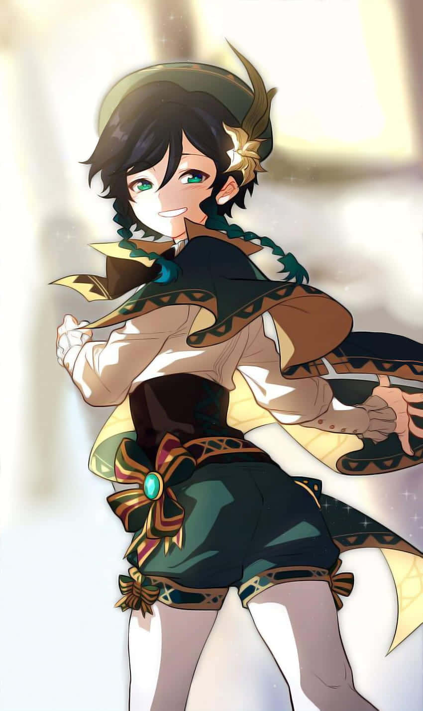 Venti wat omkyk PFP Muurpapier