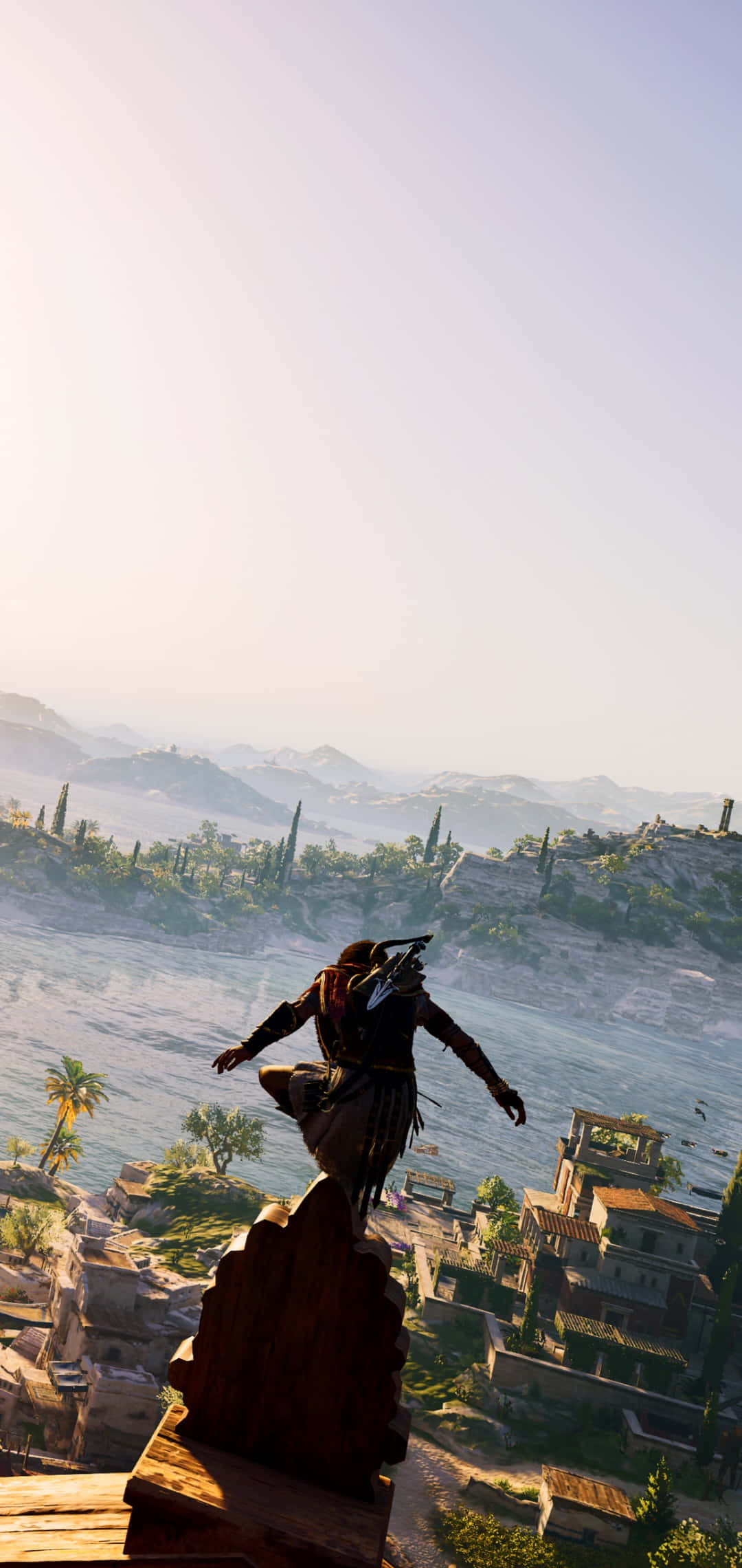 Verander jou soet Android in 'n Kinematiese Odussee met Assassin's Creed Muurpapier