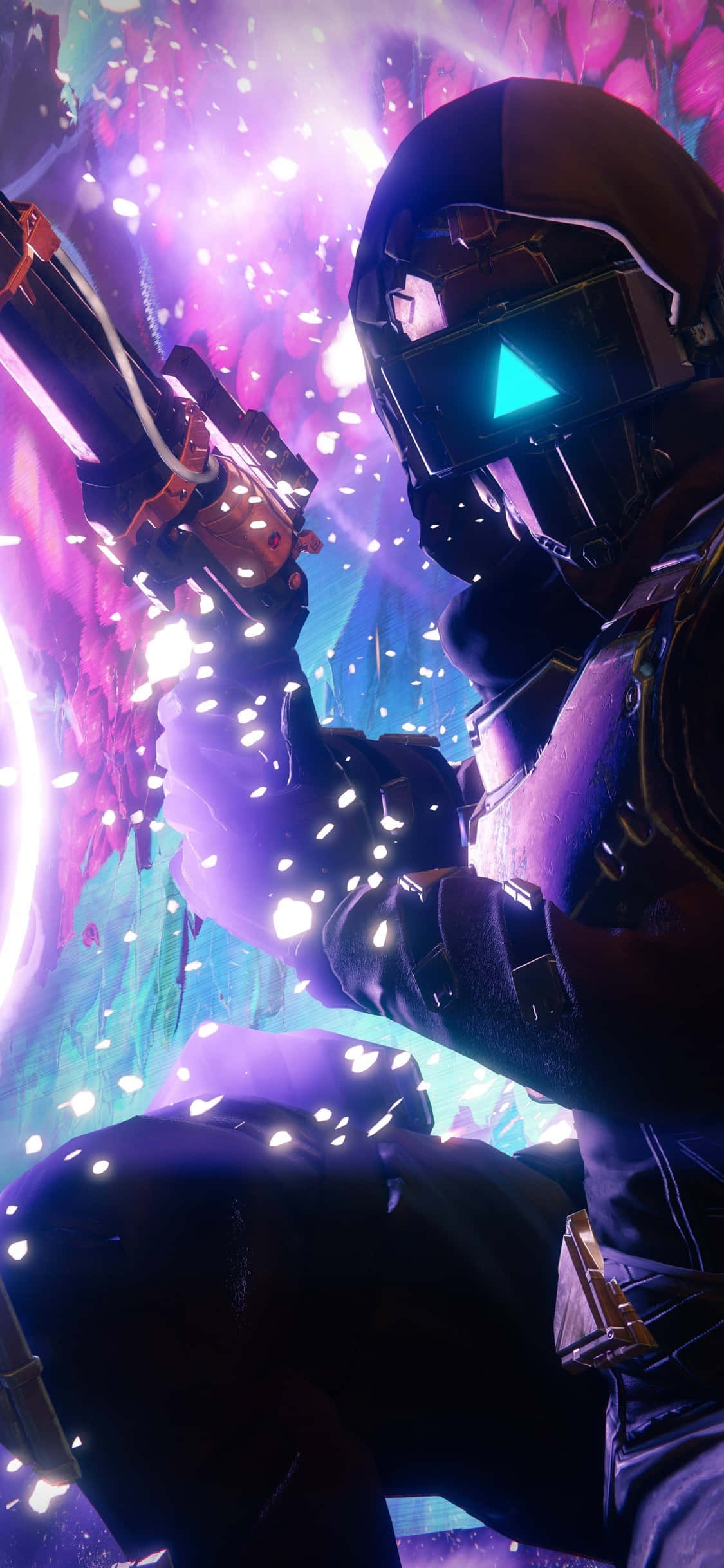 Verbeter jou intergalaktiese spel met die ikoniese iPhone Xs en Destiny 2 Muurpapier