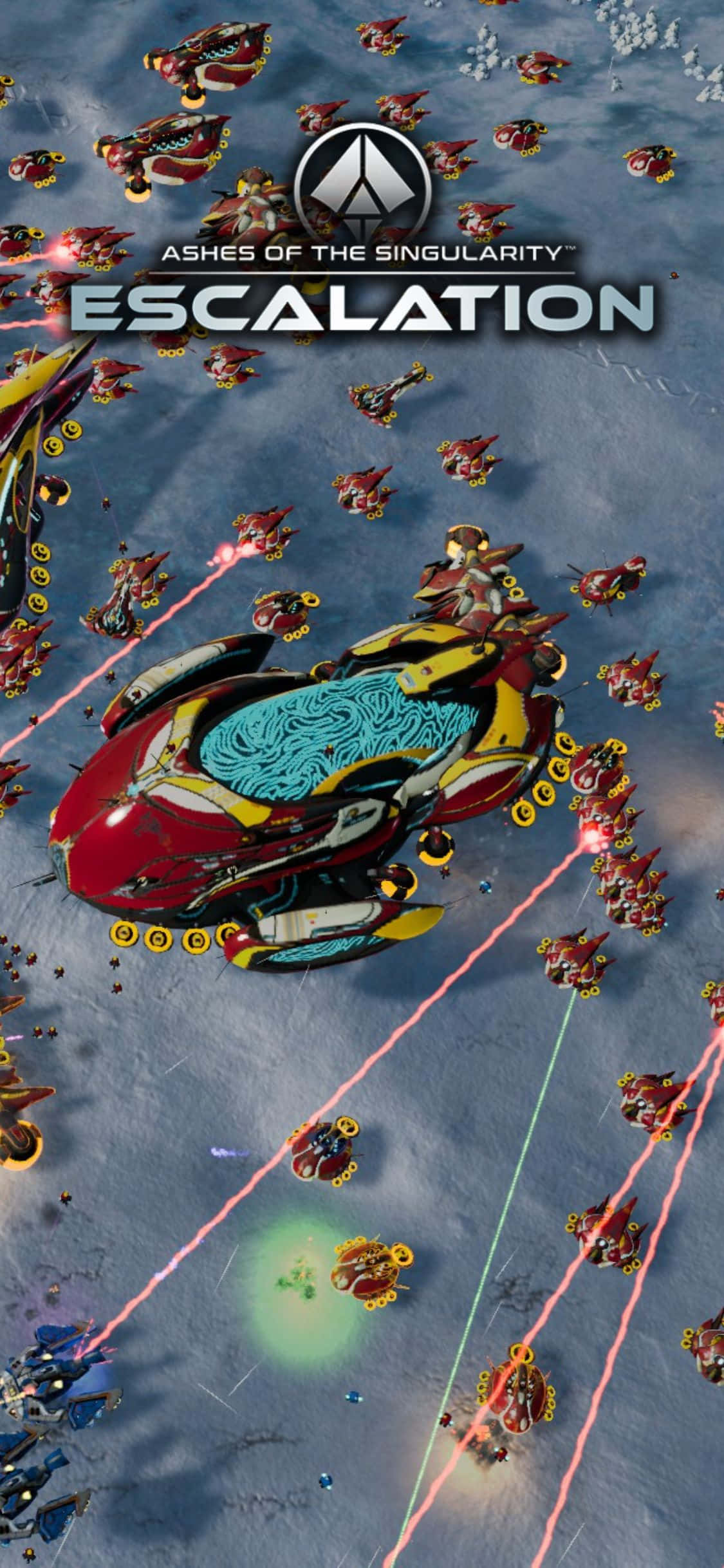 Verbeter jou speletjie-ervaring met iPhone X en Ashes of the Singularity Escalation Muurpapier