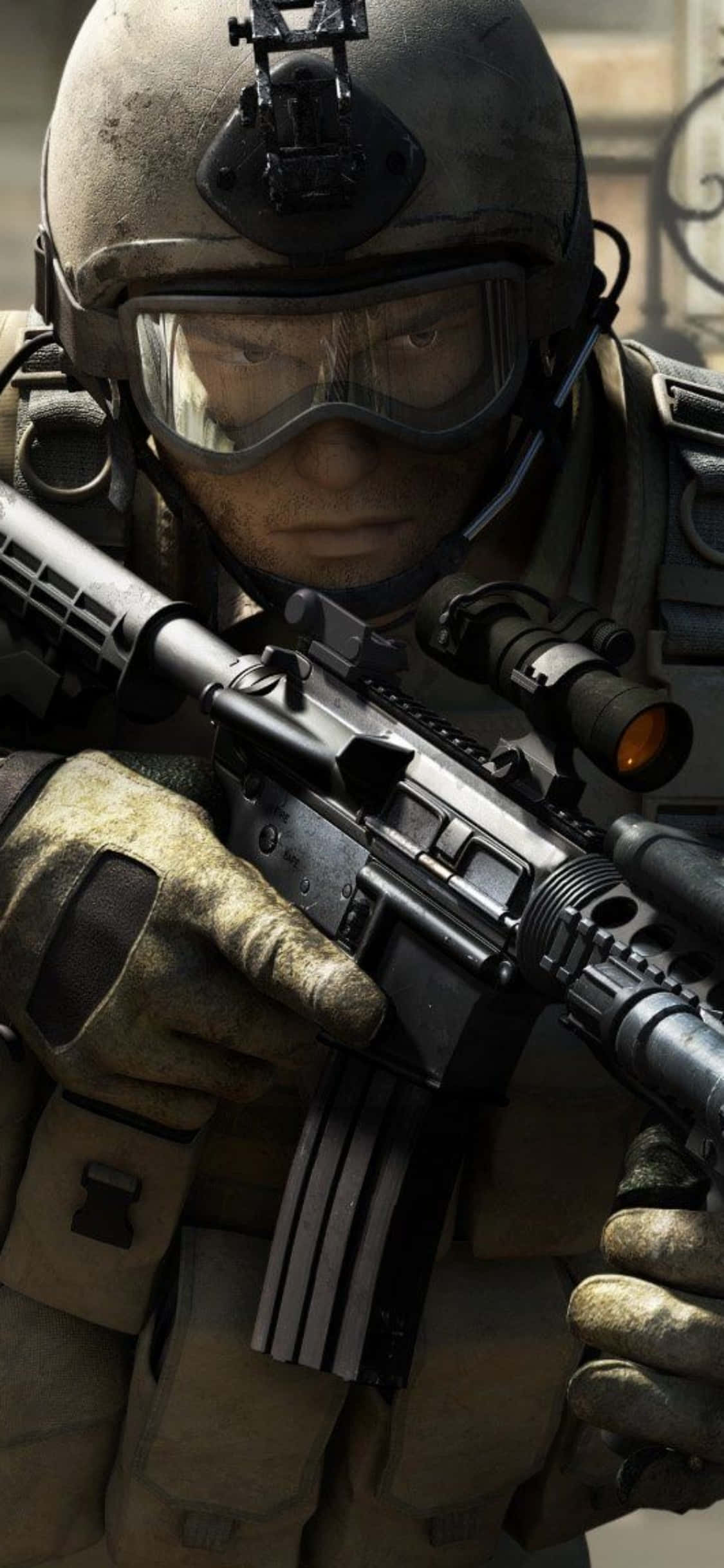 Verbeter jou spel met iPhone XS en Counter-Strike Global Offensive Muurpapier