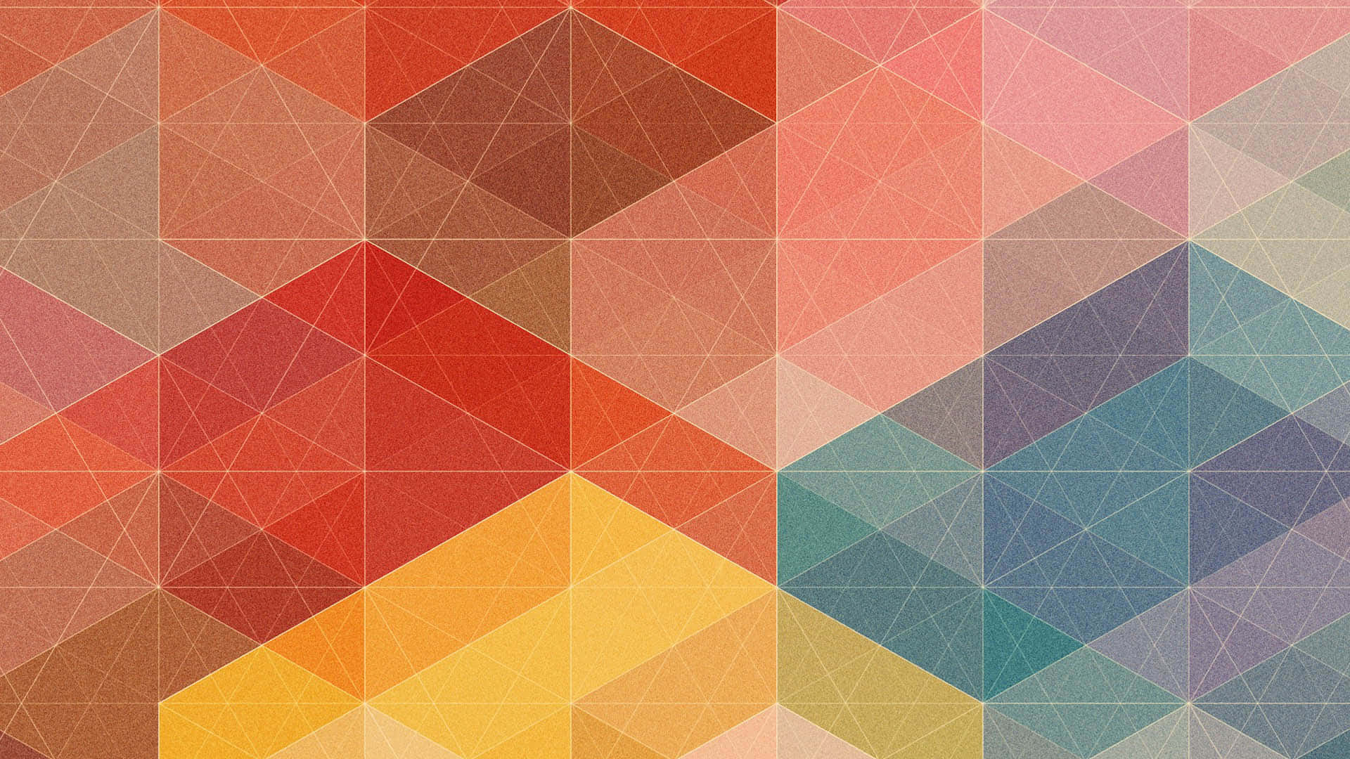 Verbonde Geometriese Teëls Muurpapier