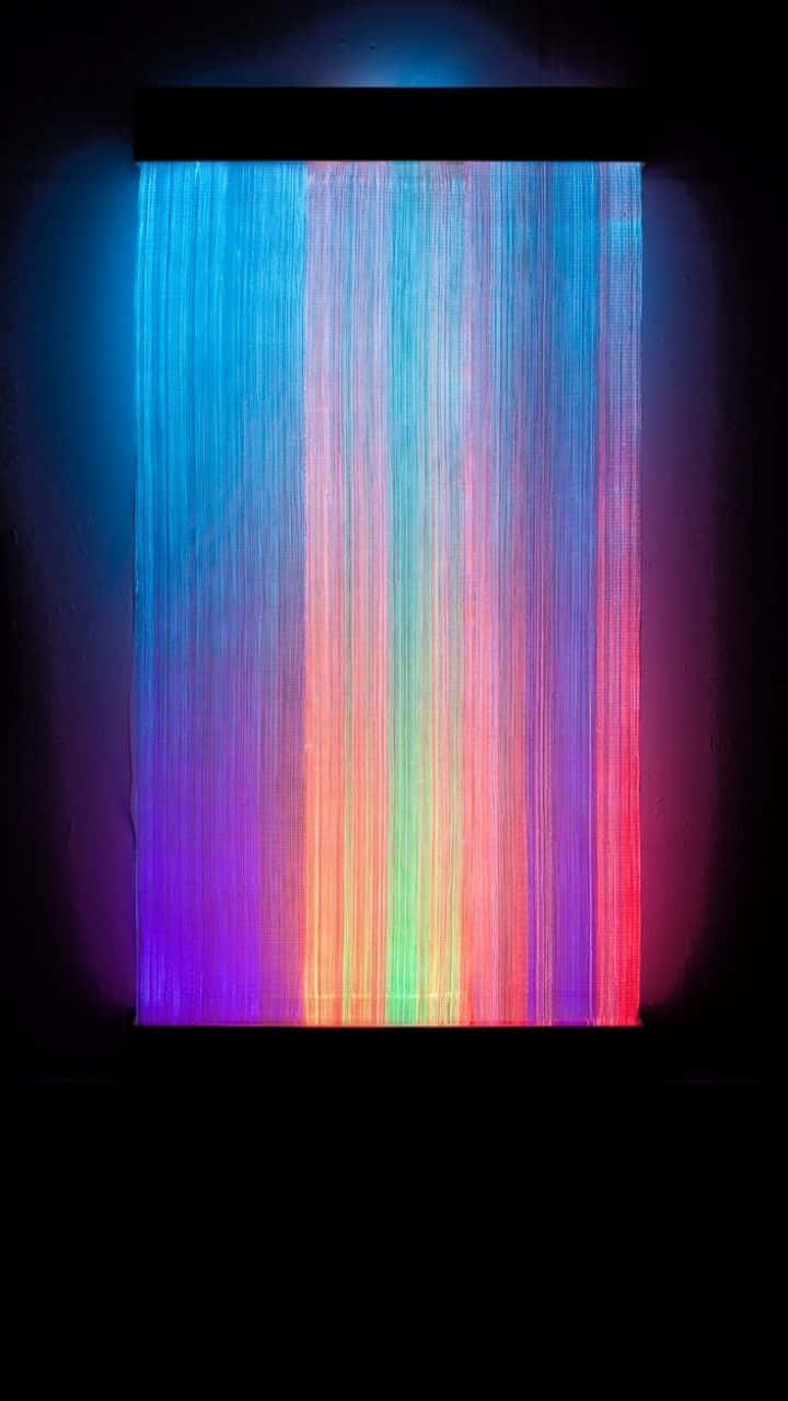 Verhelder jou dag met neon-estetika Muurpapier