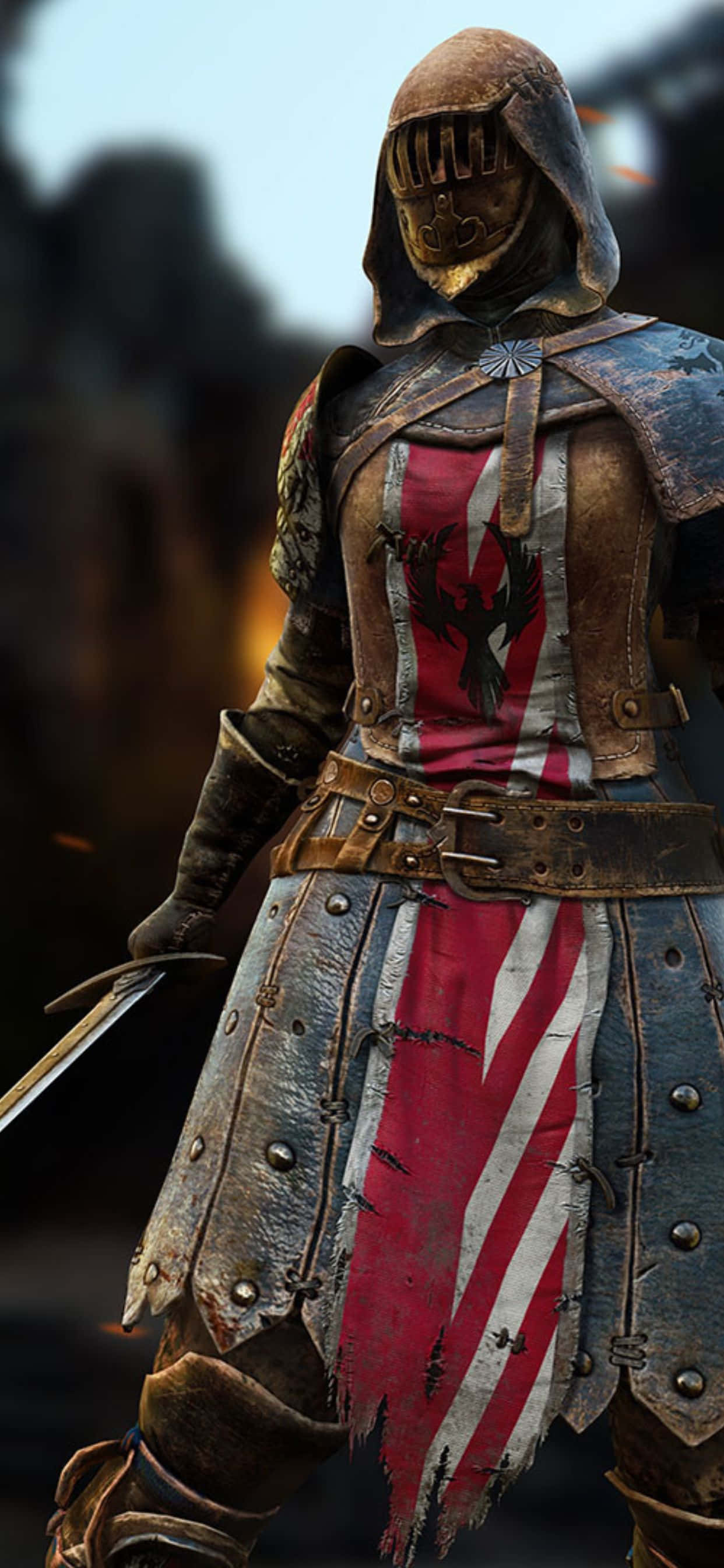 Verhoog Jou Speletjie-ervaring met iPhone Xs Max en For Honor Muurpapier