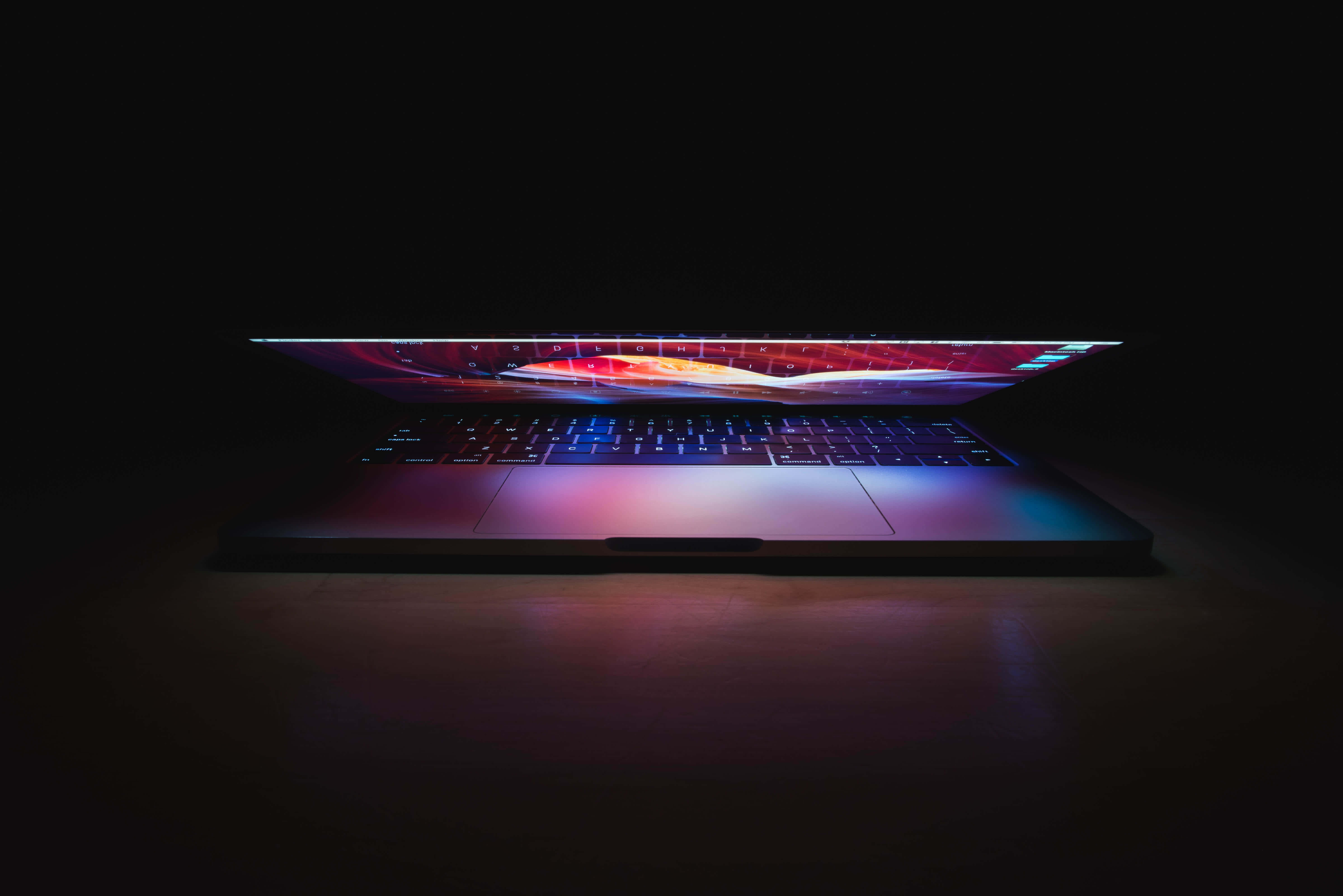 Verhoog jou styl met 'n estetiese Macbook Muurpapier
