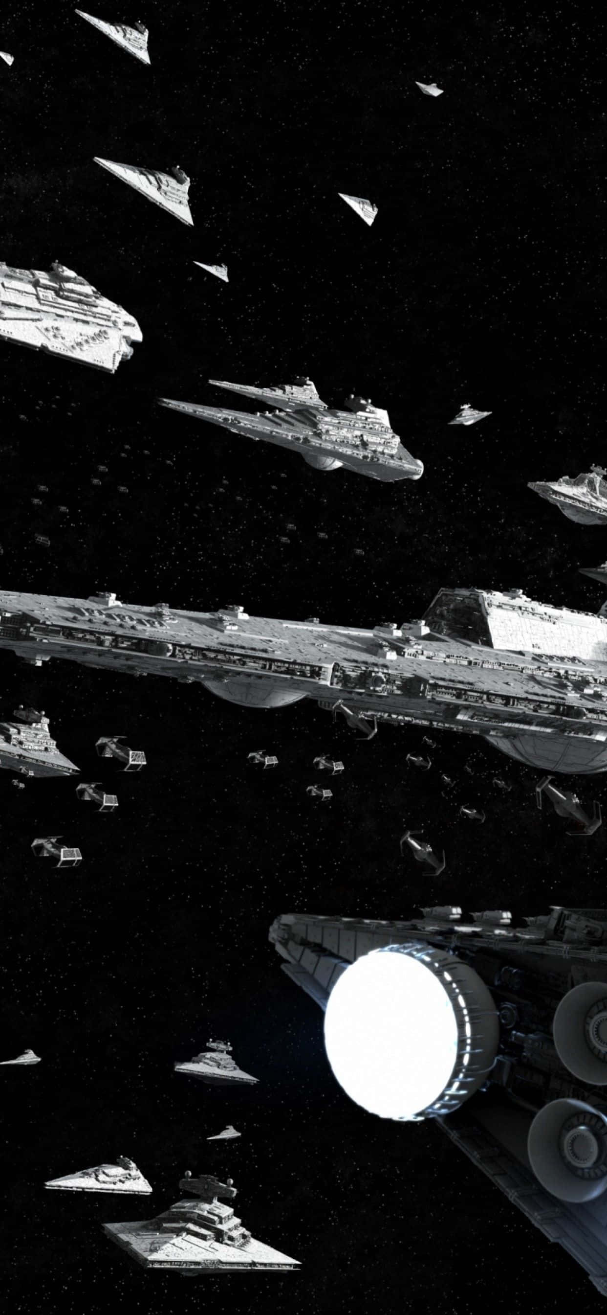 Verken die Galaktiese Ryk, Enige Tyd en Enige Plek met die Star Wars Foon Muurpapier