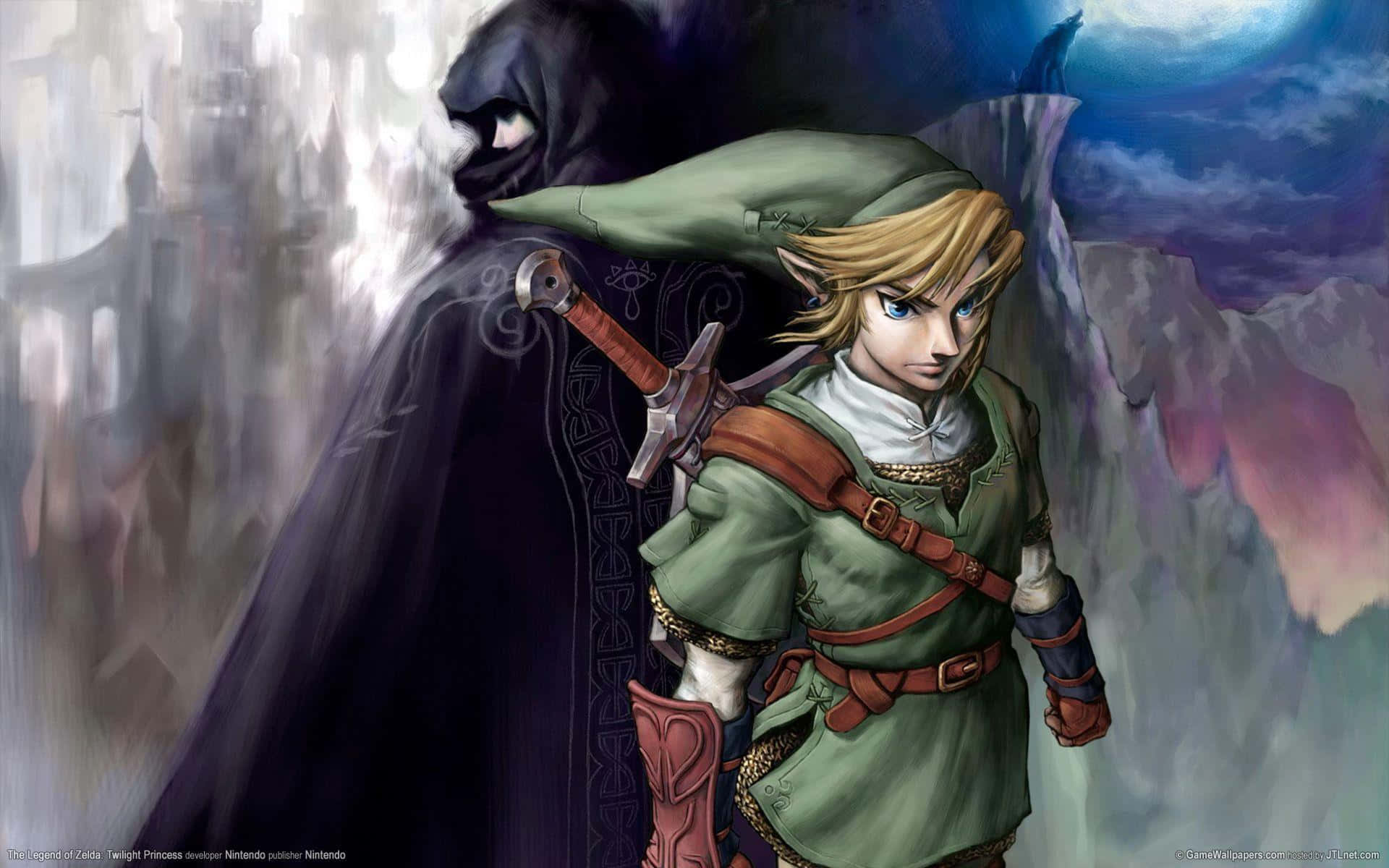 Verken die geheime wêreld van Hyrule in The Legend of Zelda: Twilight Princess Muurpapier