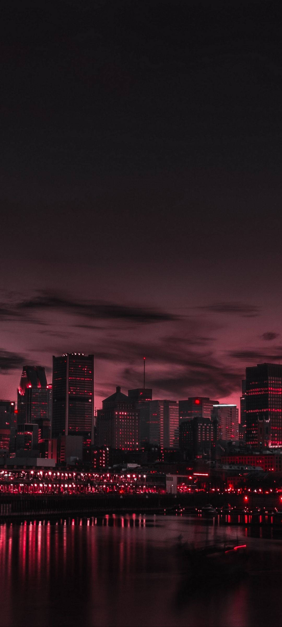 Verken die gonsende neonligte van Night City Muurpapier