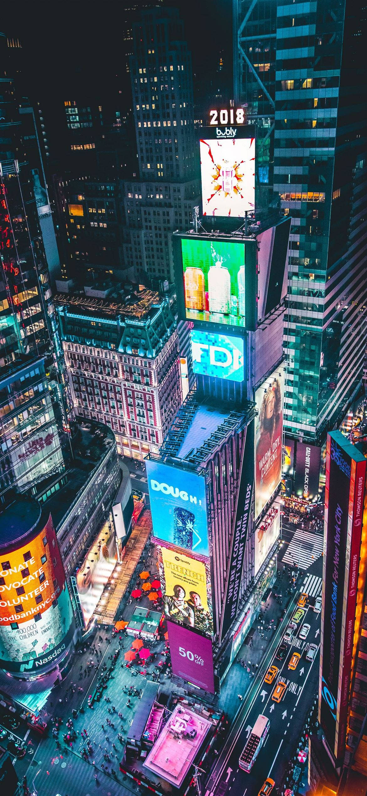 Verken die Grootheid van New York Stad met 'n iPhone Muurpapier