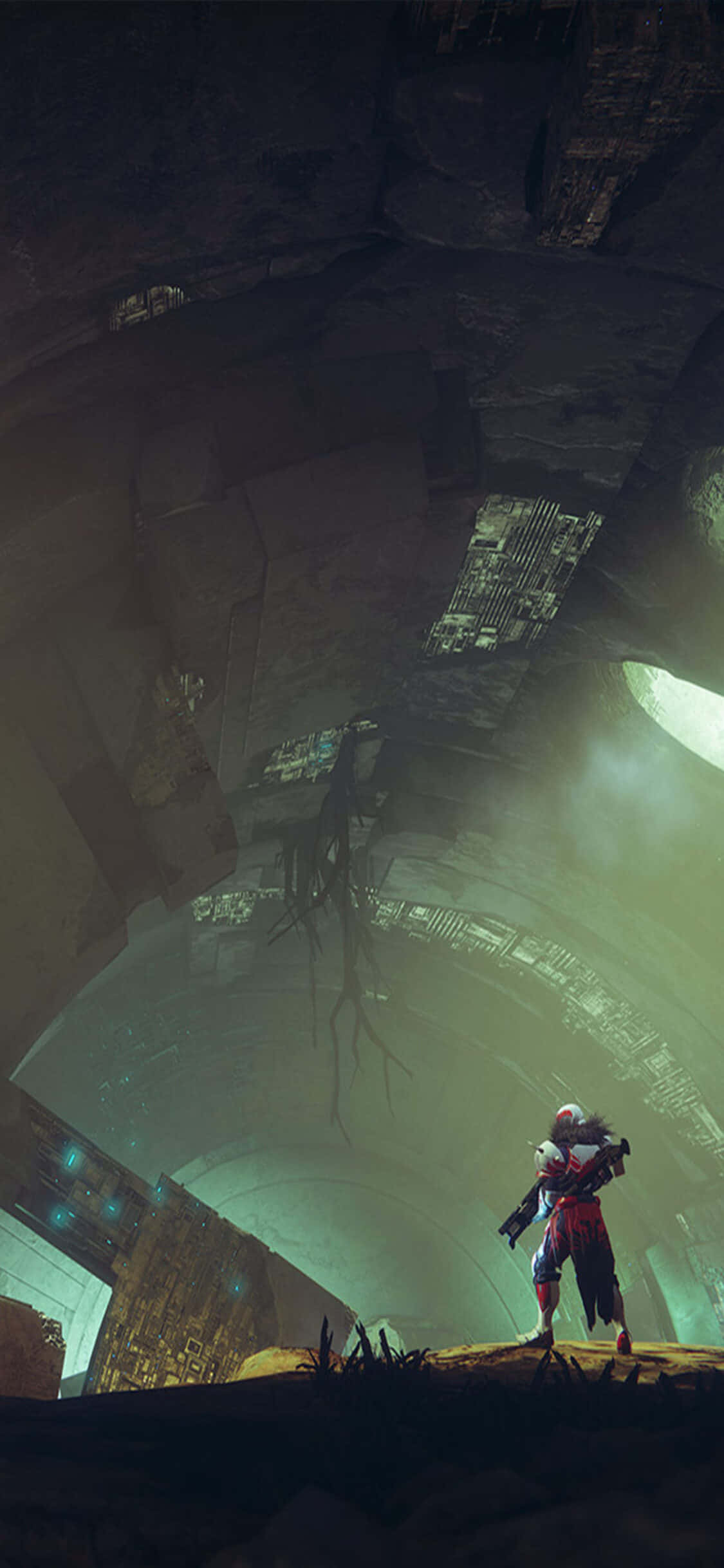 Verken die Heelal van Destiny 2 met die Revolusionêre iPhone Xs Muurpapier