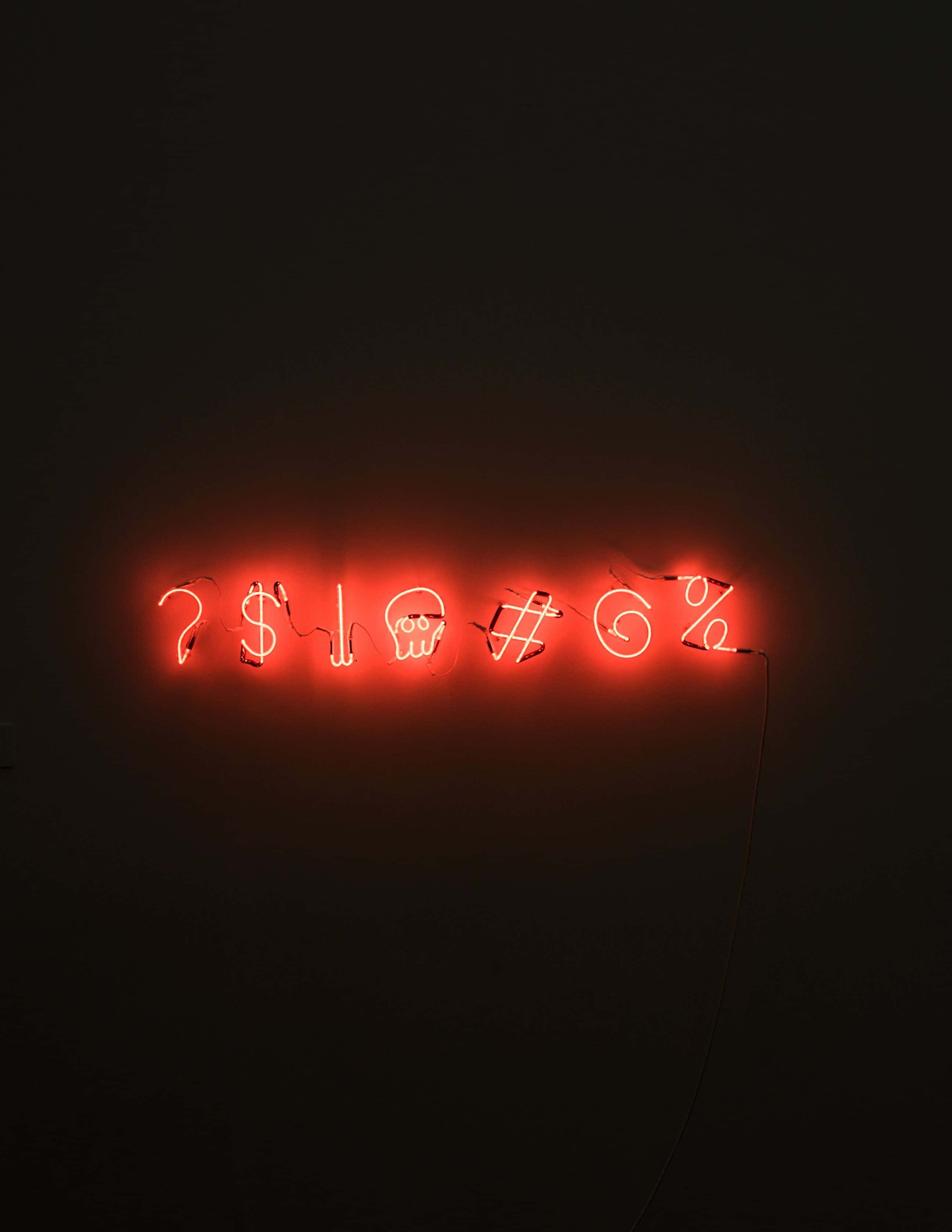 Verken die Kleurvolle Estetika van Neon Muurpapier