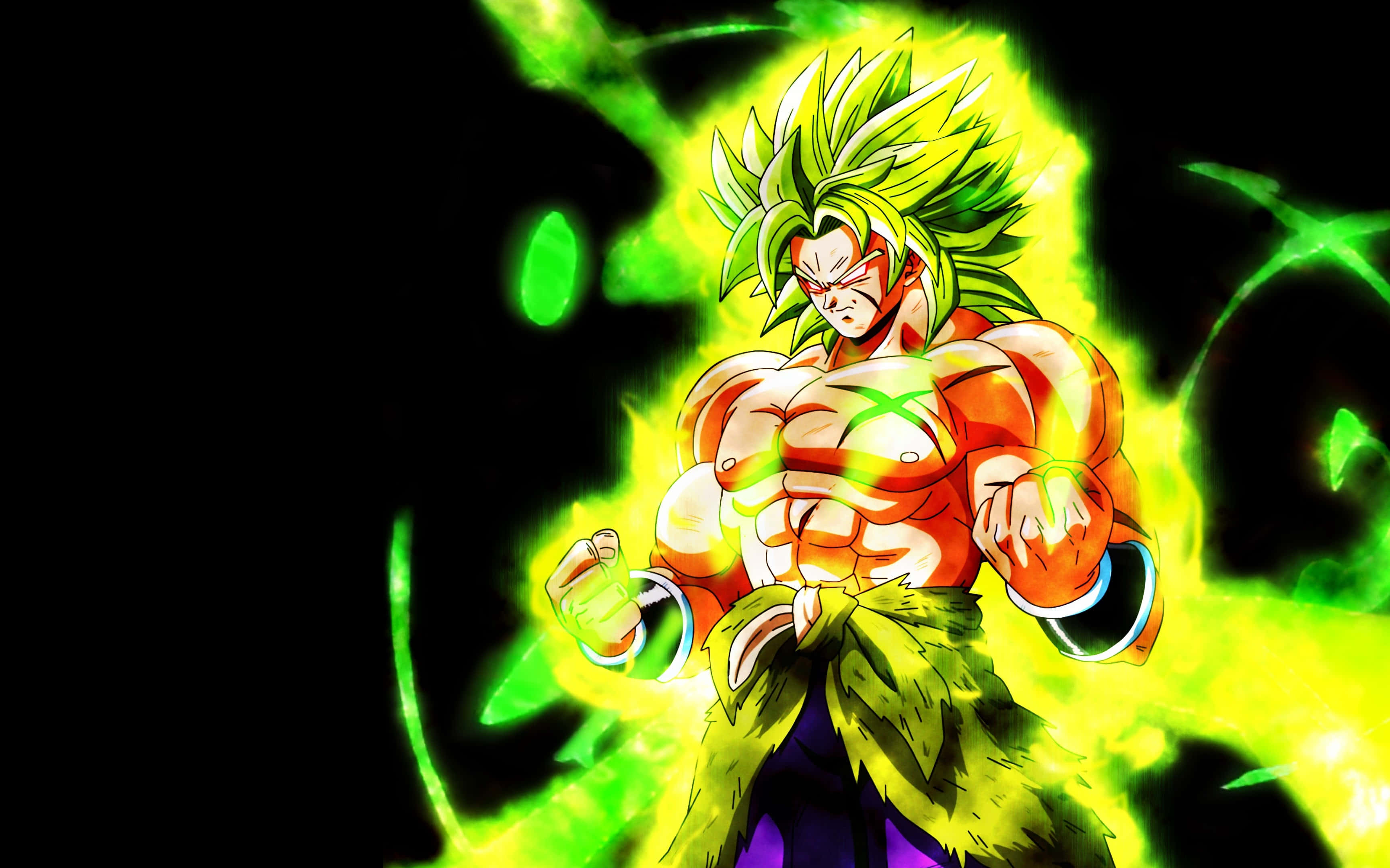 Verken die legendariese Super Saiyan Broly se opwindende reis in 'Dragon Ball Super Broly!' Muurpapier