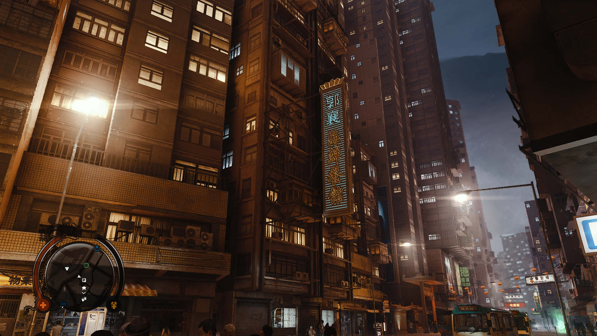 Verken die lewendige stad Hongkong in Sleeping Dogs Muurpapier