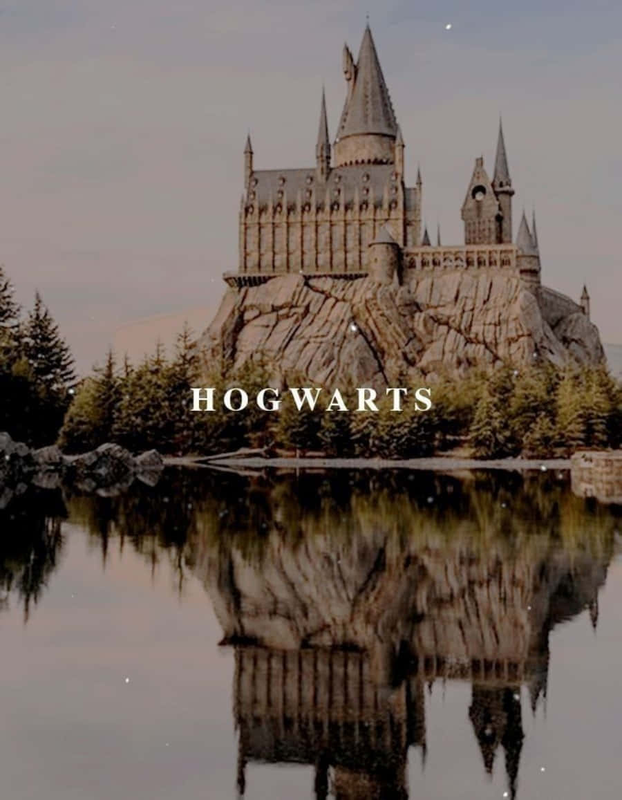 Verken die Magie van Estetiese Harry Potter Muurpapier