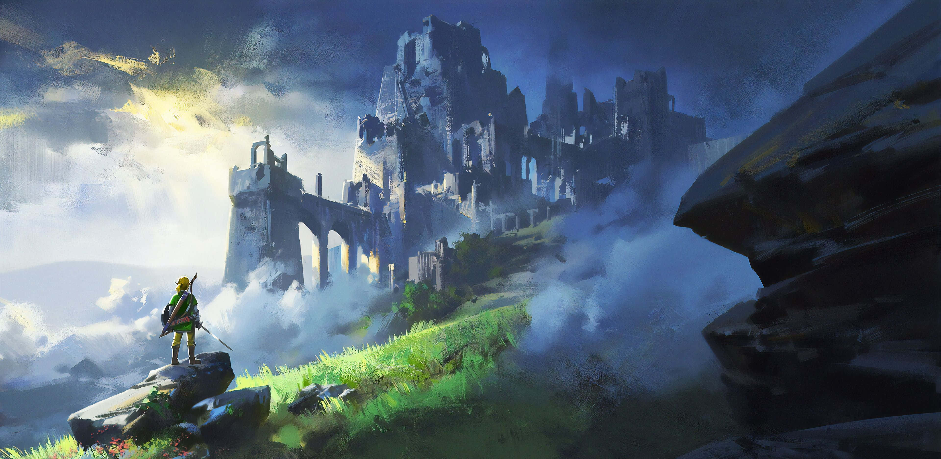 "Verken die magiese wêreld van The Legend of Zelda!" Muurpapier