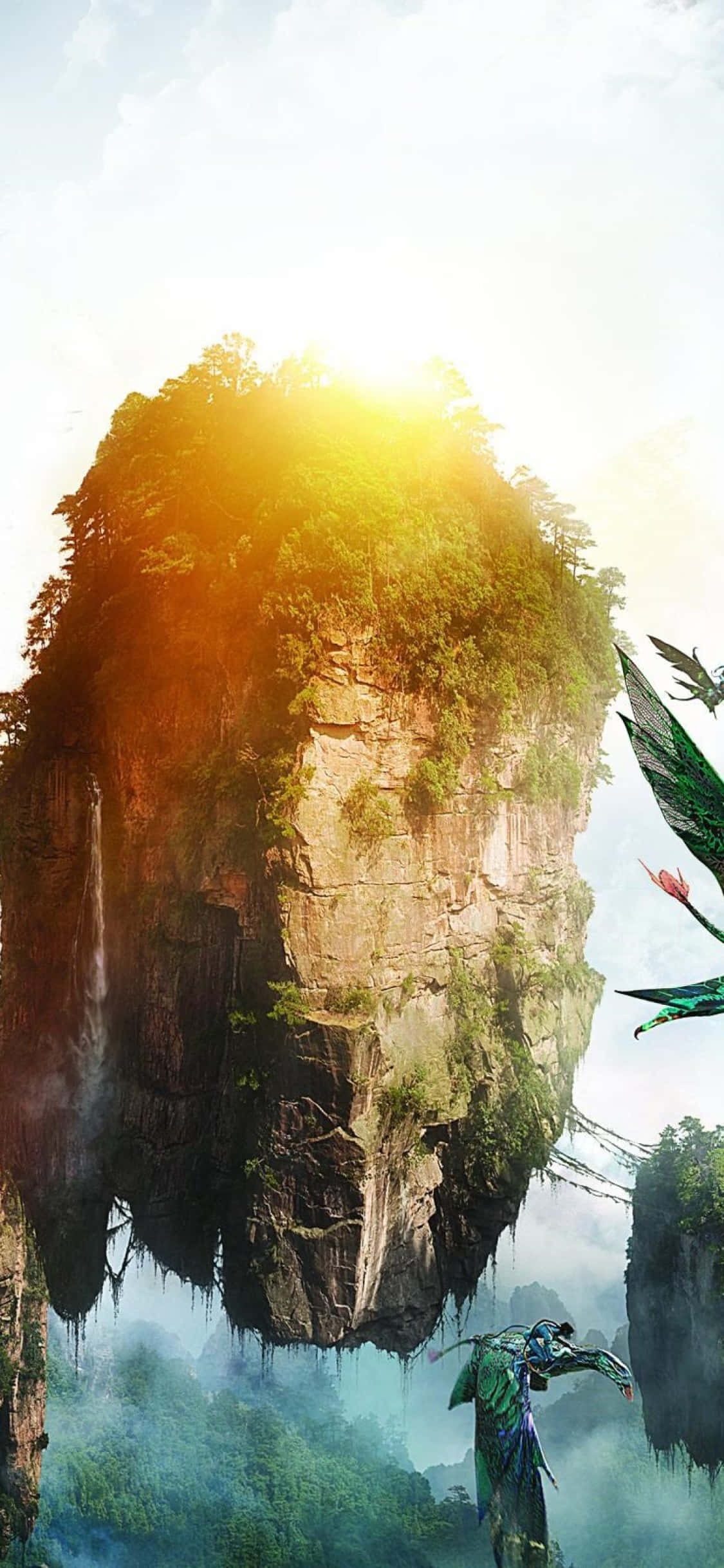 Verken die Mistieke Wêreld van Pandora in Avatar Muurpapier