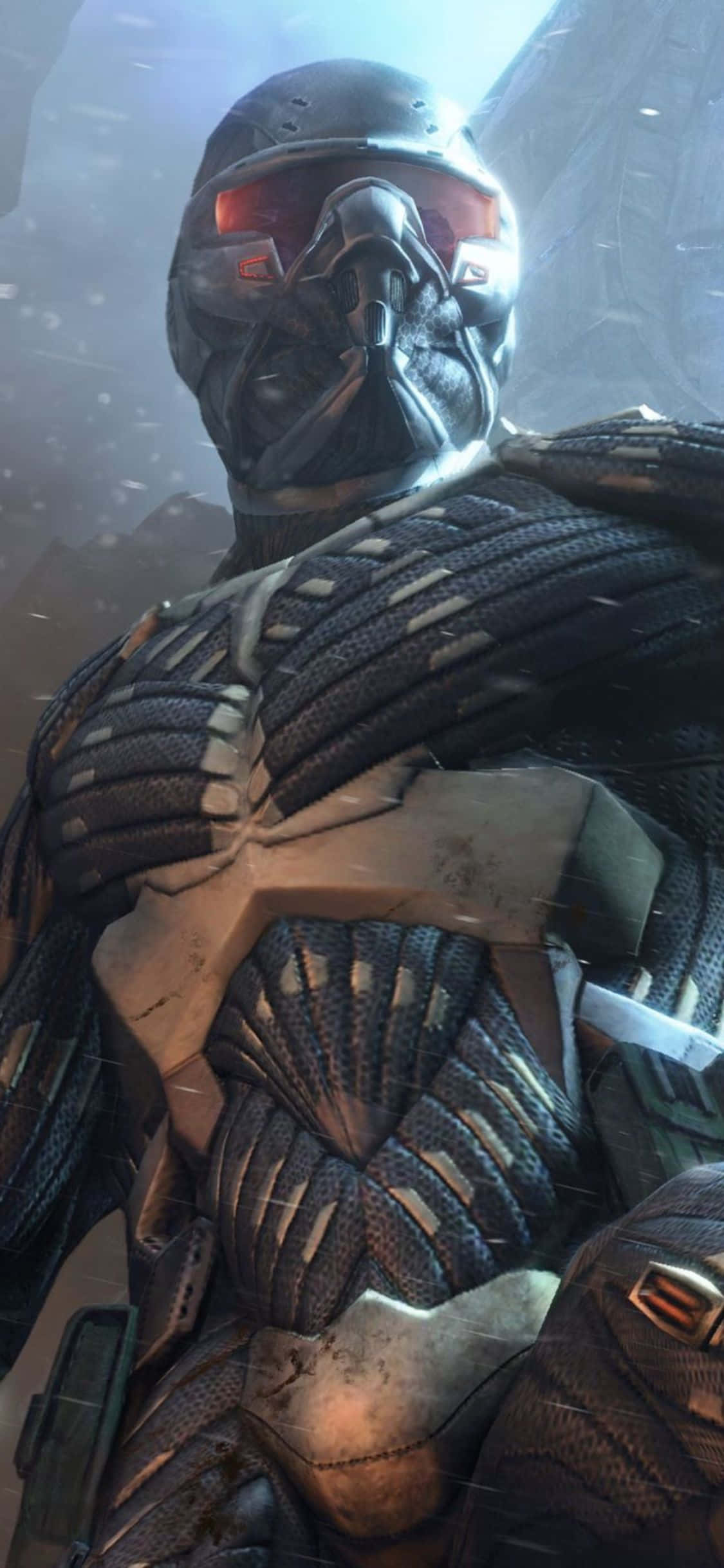 Verken die wêreld van Crysis 3 met die nuwe iPhone X Muurpapier