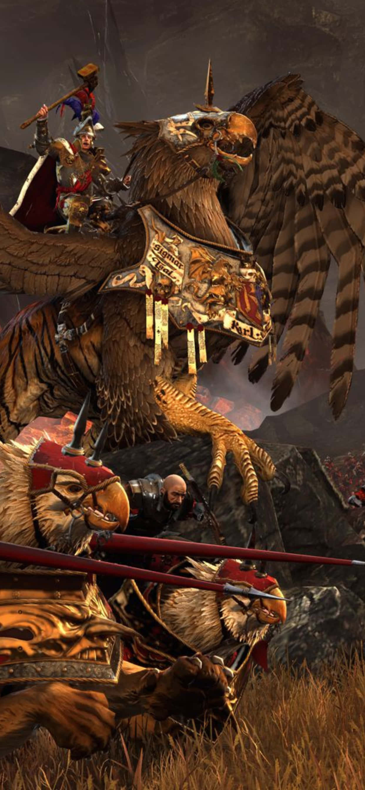 Verken die Wêreld van Antieke Ryke in Total War Attila op Jou iPhone Xs Max Muurpapier
