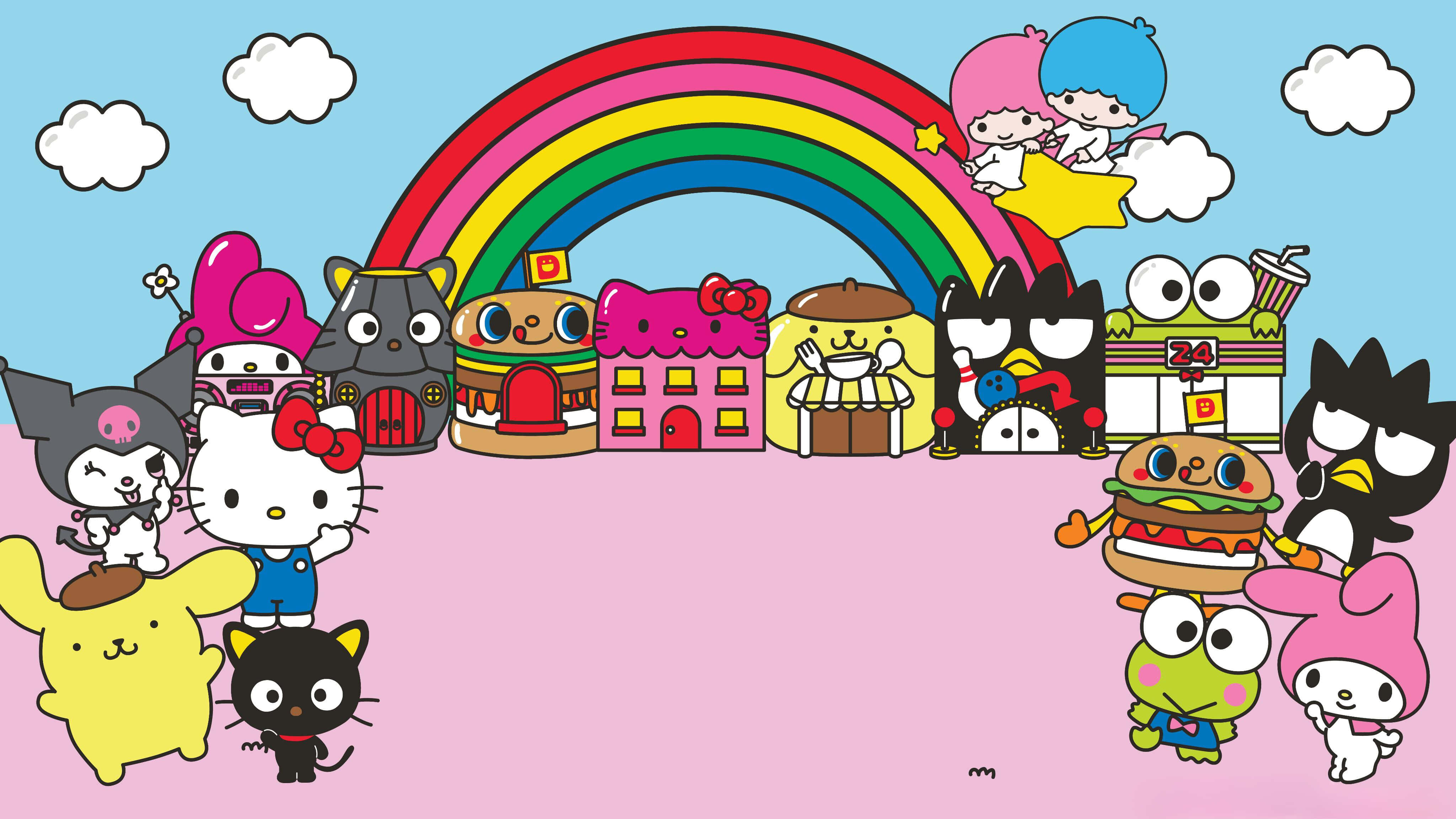 Verken die Wêreld van Sanrio! Muurpapier
