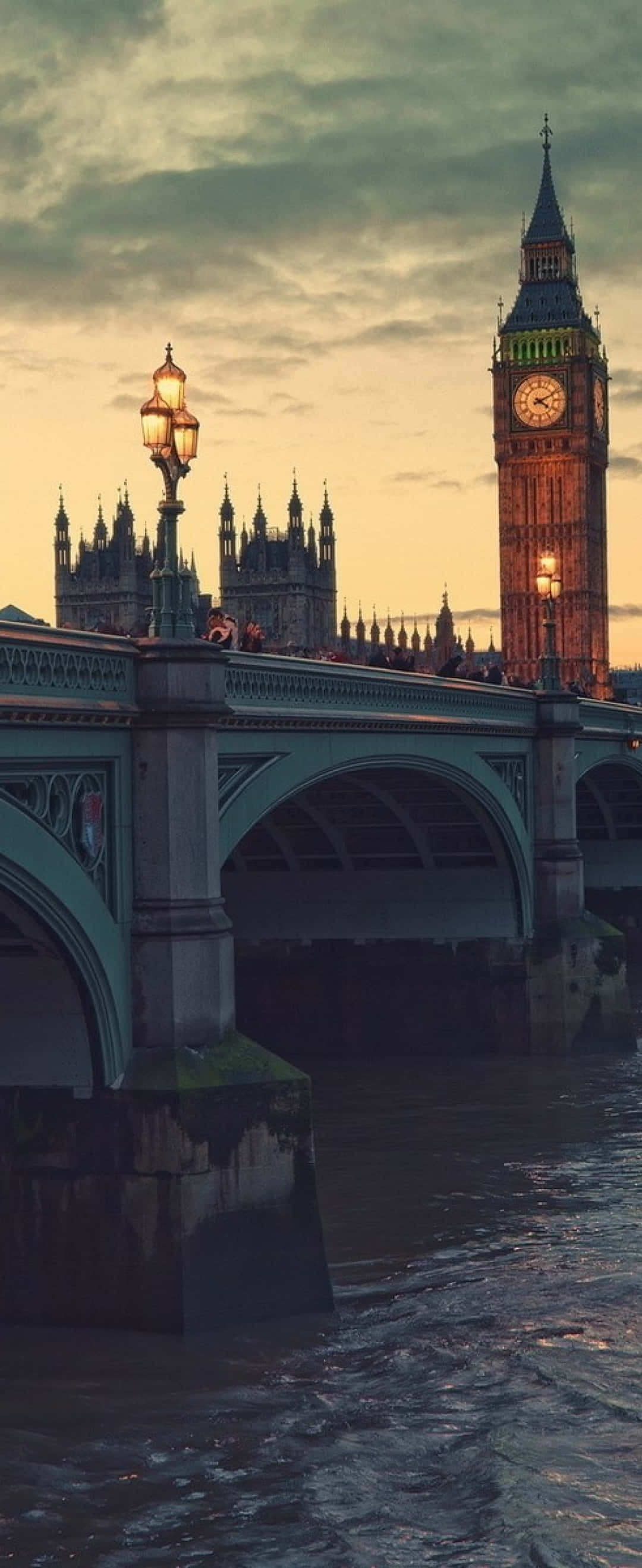 "Verken Londen met 'n iPhone" Muurpapier