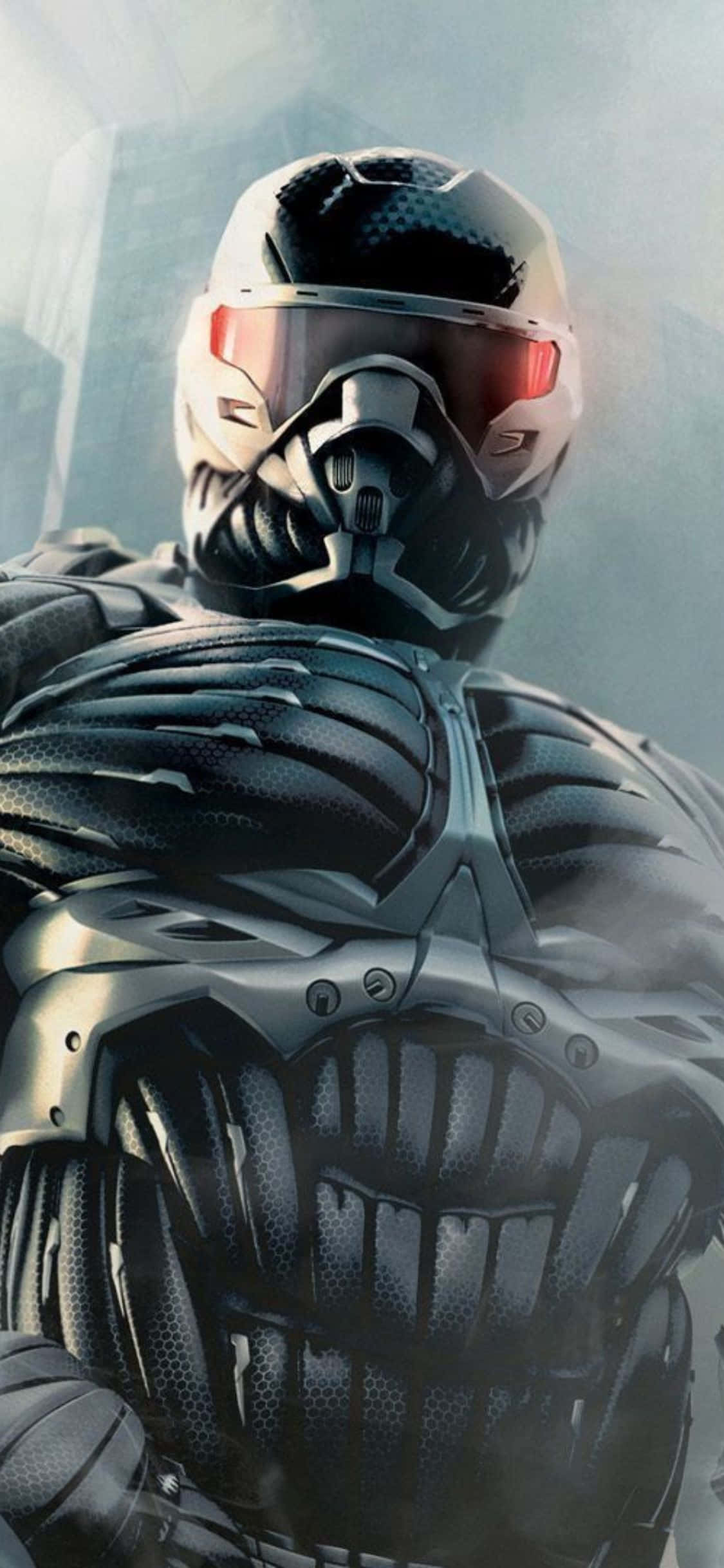 Verken 'n Futuristiese Wêreld met Crysis 3 en iPhone X Muurpapier