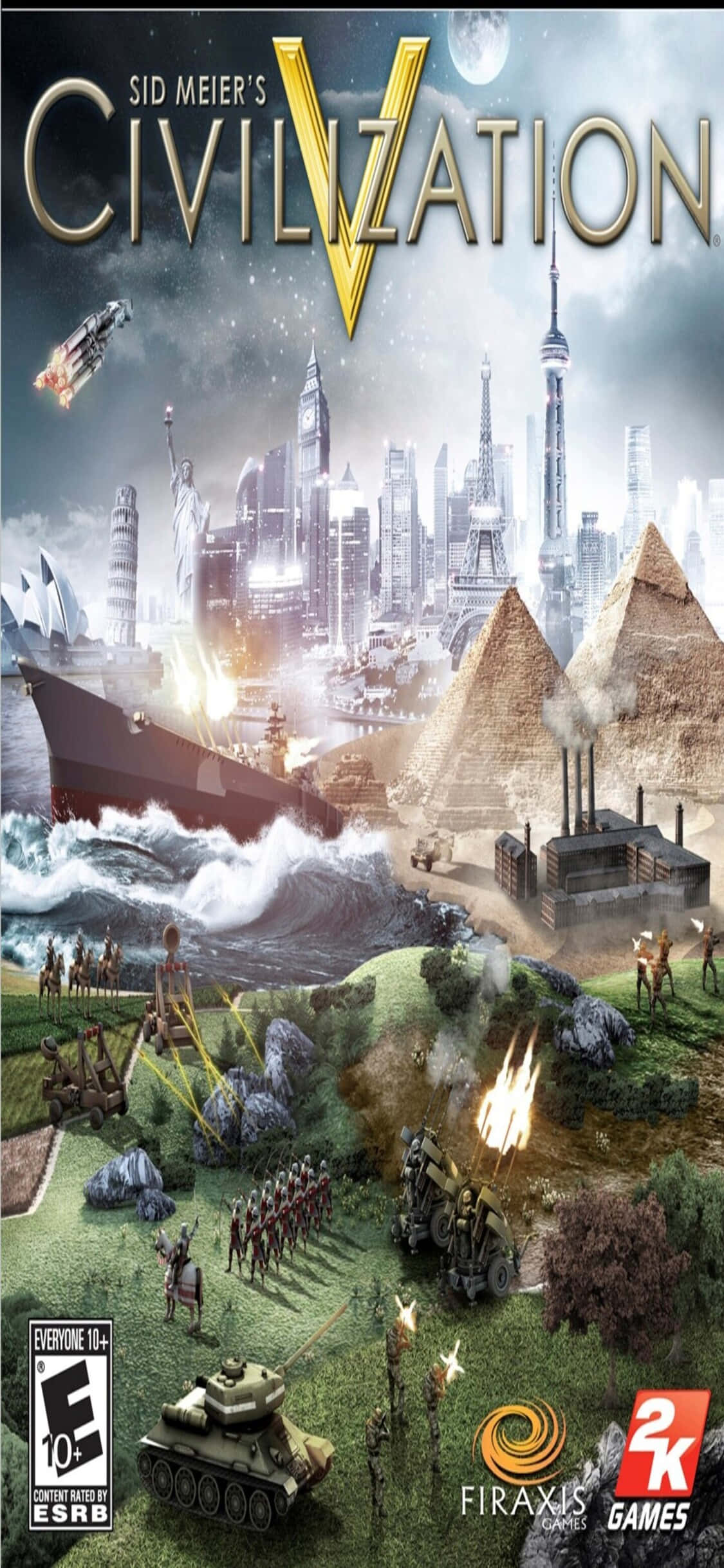 Verken 'n Nuwe Wêreld op jou iPhone X met Civilization V Muurpapier