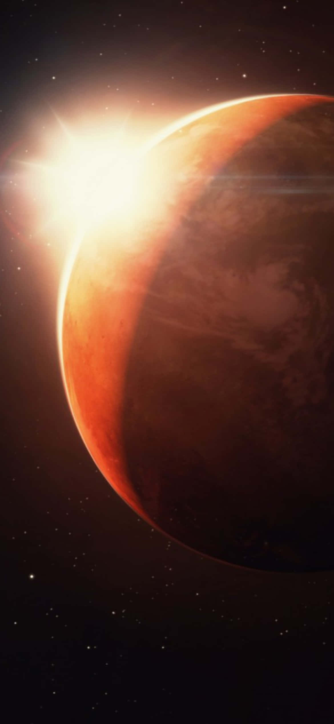 Verken 'n wêreld van boeiende beelde met die iPhone XR Space Muurpapier