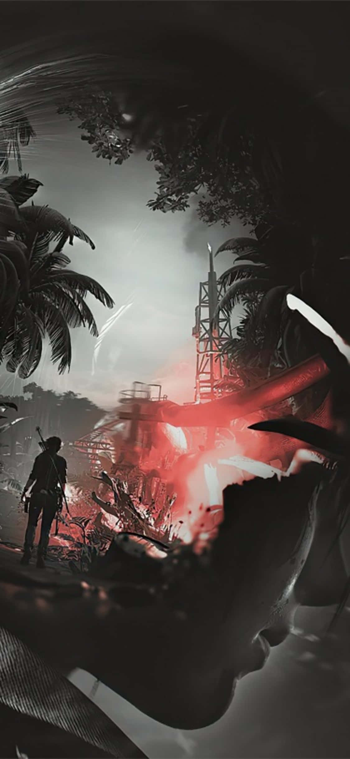 Verken onbekende terrein in Shadow Of The Tomb Raider Muurpapier