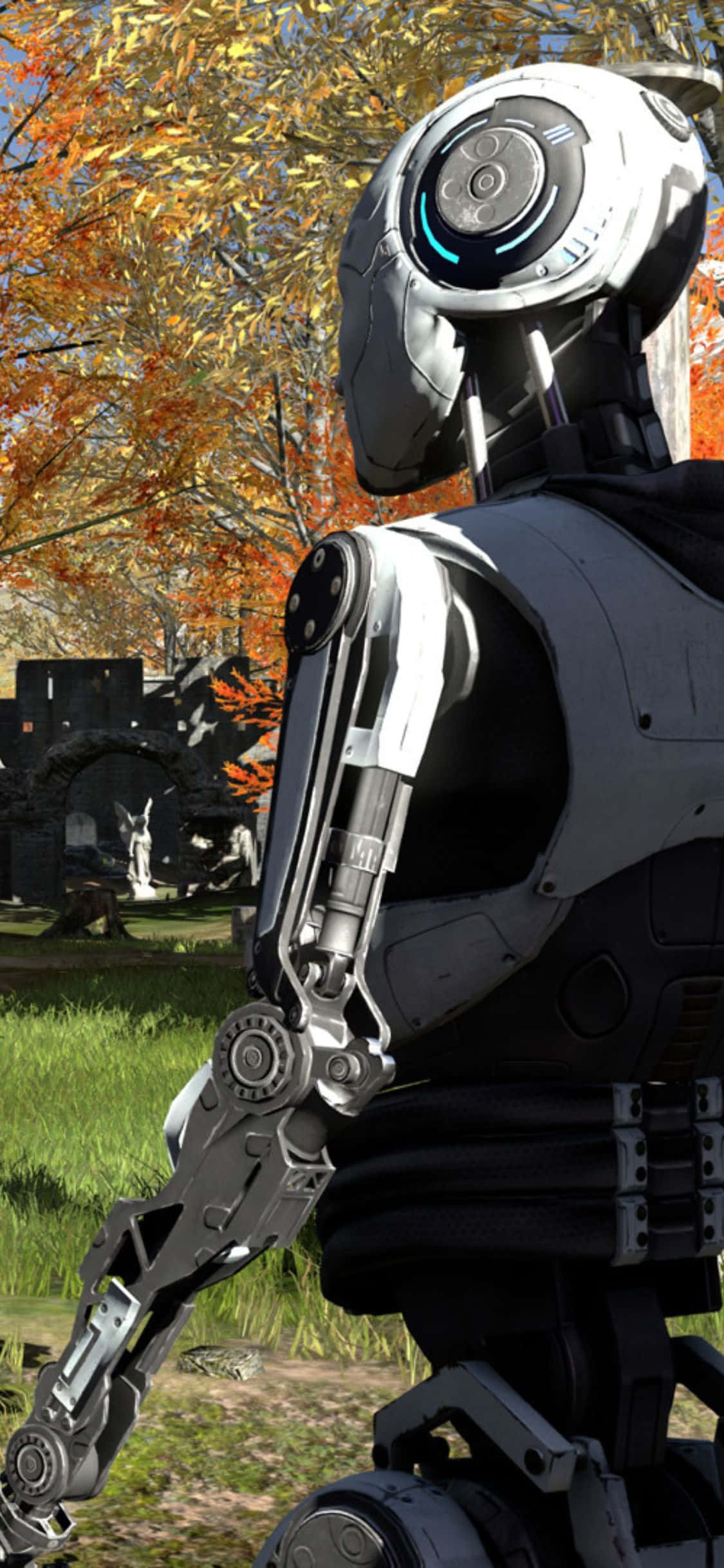 "Verken The Talos Principle op iPhone X" Muurpapier