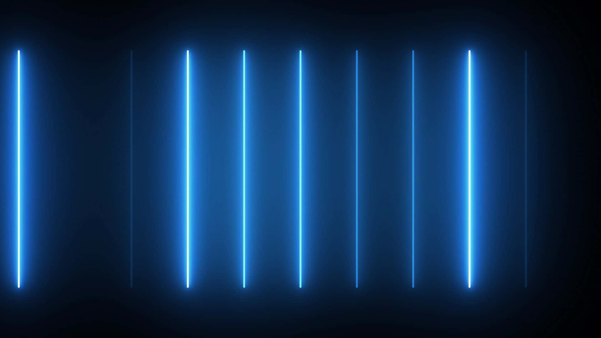 Verlig jou kamer met lewenskragtigheid en energie vanuit hierdie pragtige neonblou agtergrond Muurpapier