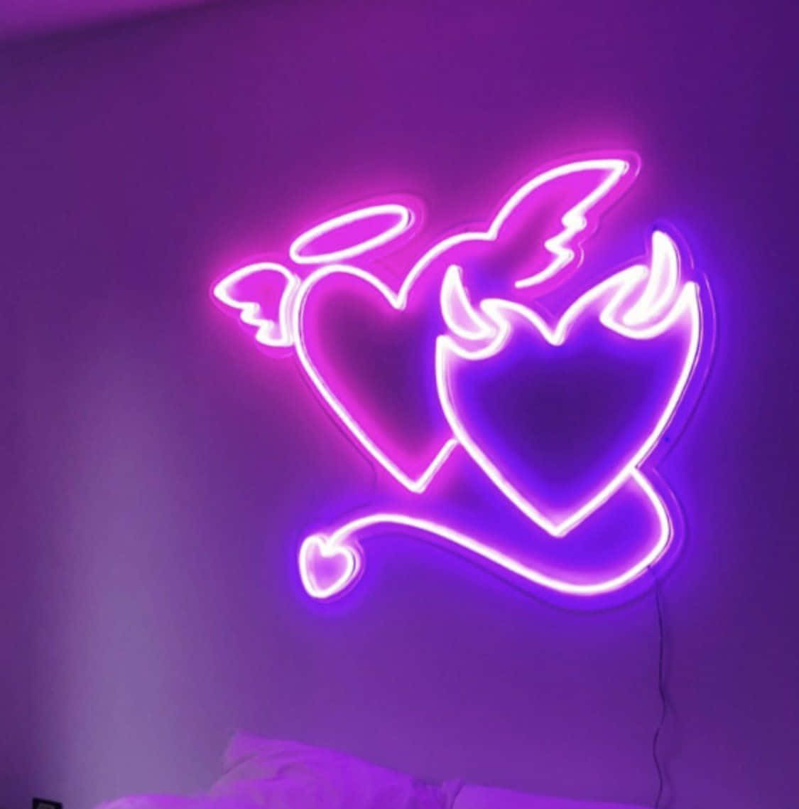 Verlig jou lewe en jou styl met Neon-estetika Muurpapier