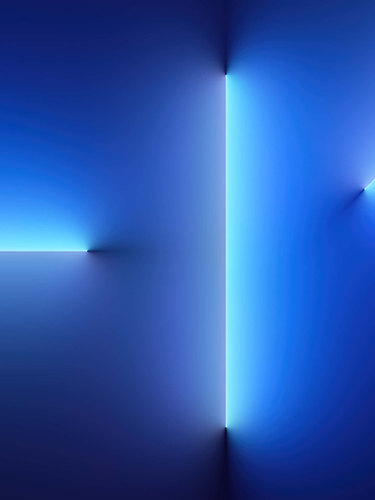 Verlig jou ruimte met blou neon Muurpapier