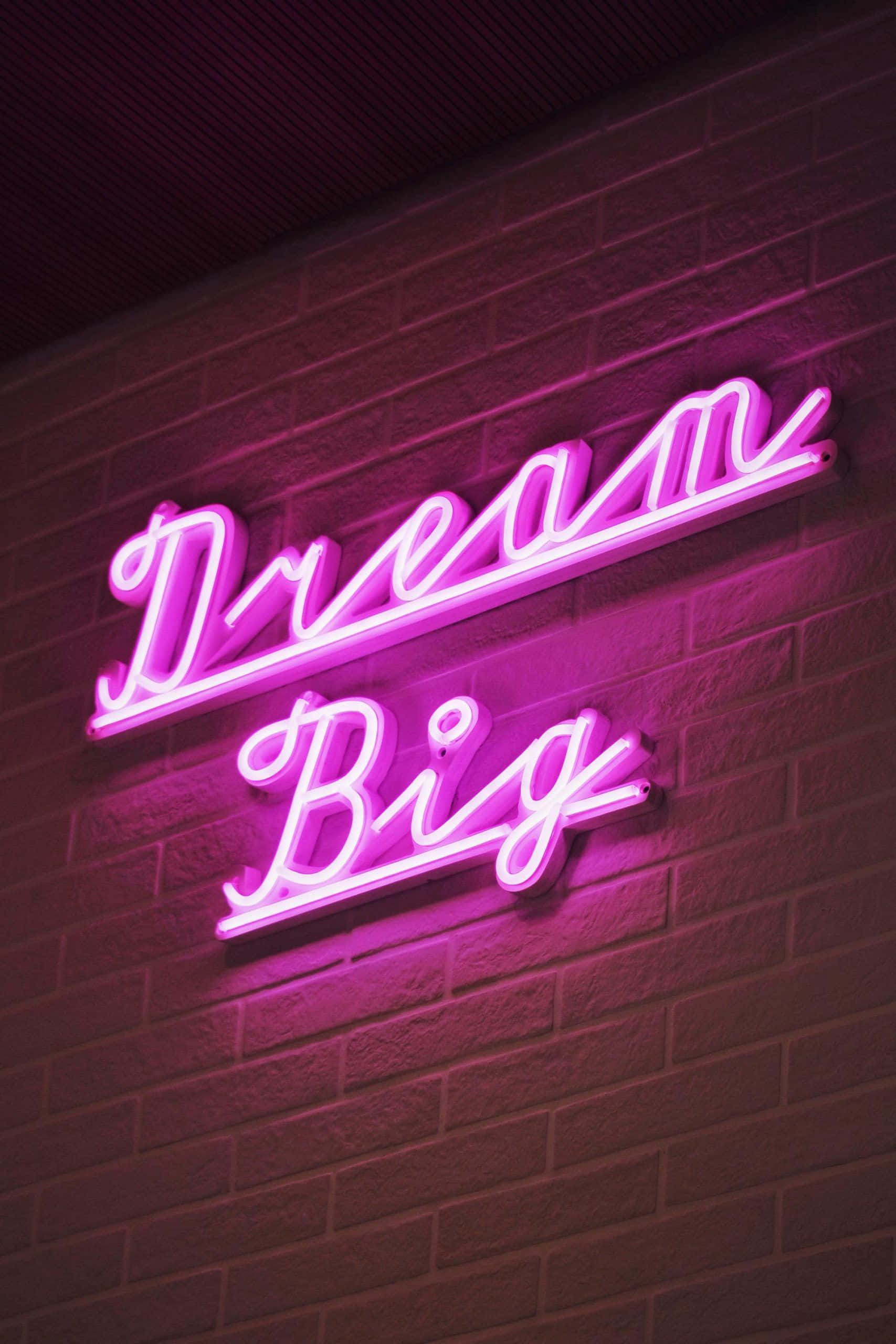 Verlig met Neon Muurpapier